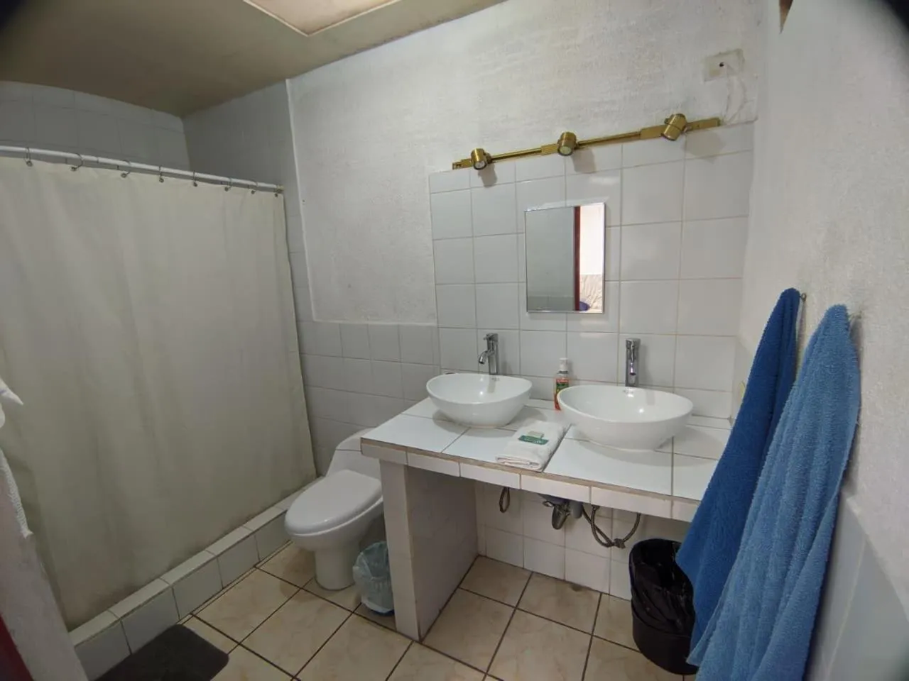 Shower in Hotel Bluehouse