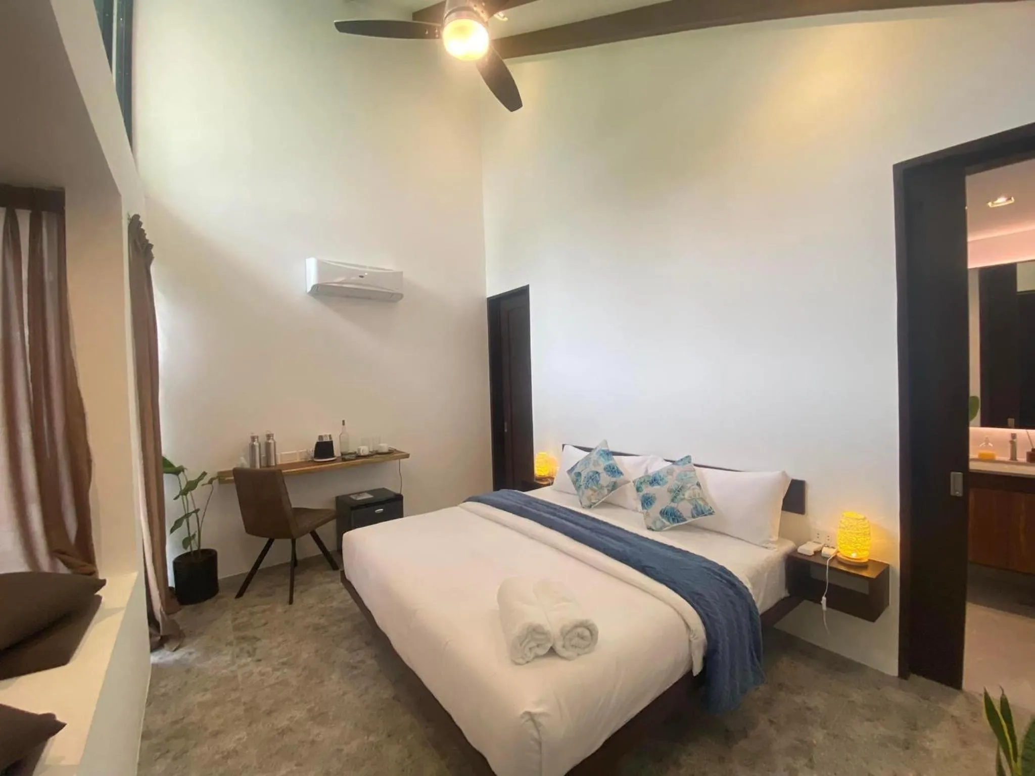 Bed in Amila Dive Beach Resort