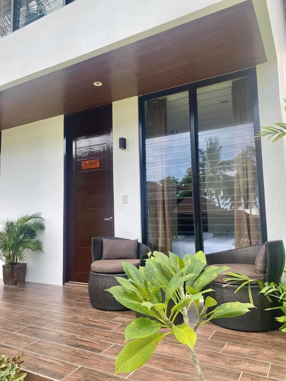 Patio in Amila Dive Beach Resort