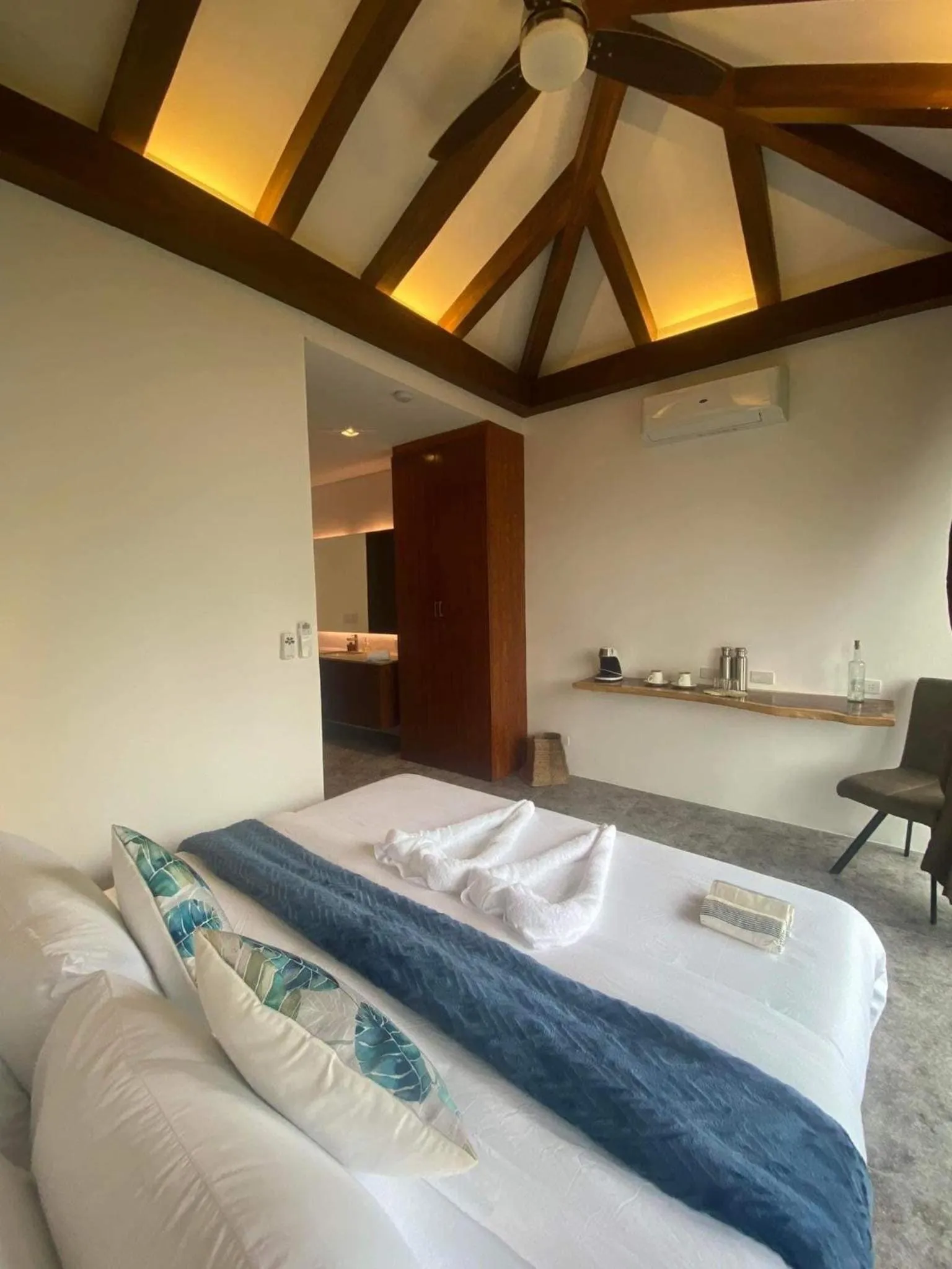 Bed in Amila Dive Beach Resort