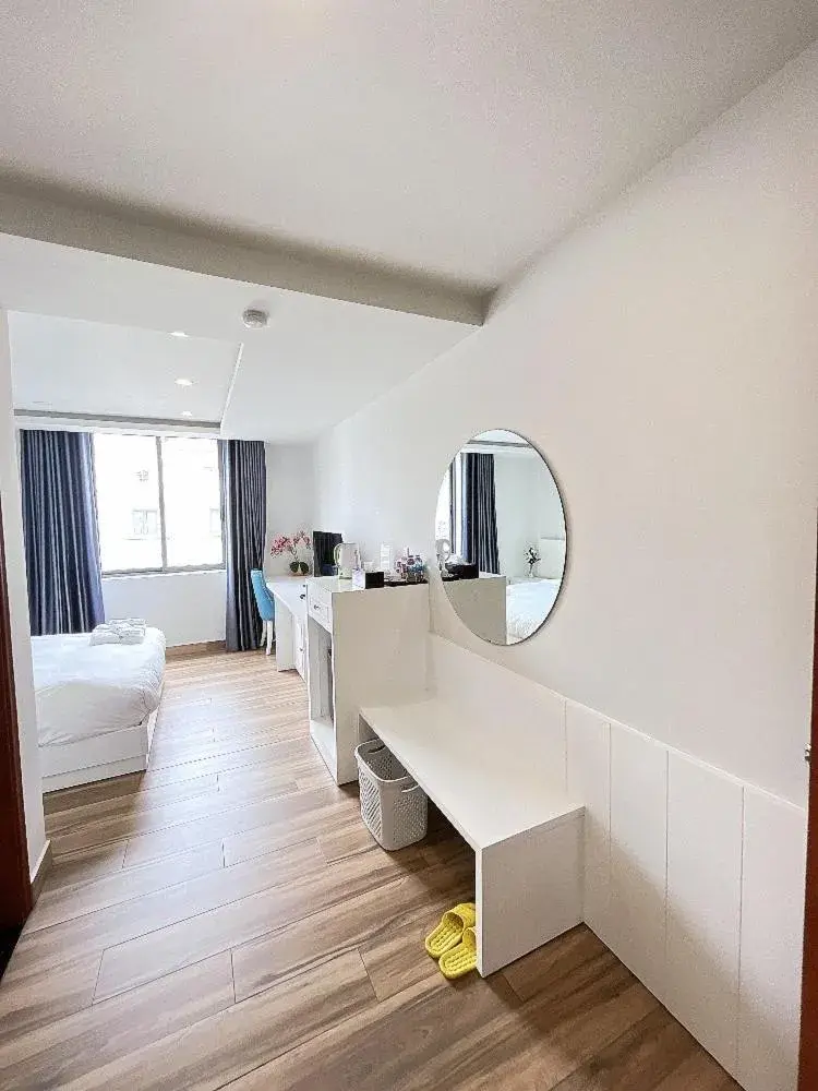 Bed in Ballantine hotel Bed in Ballantine hotel