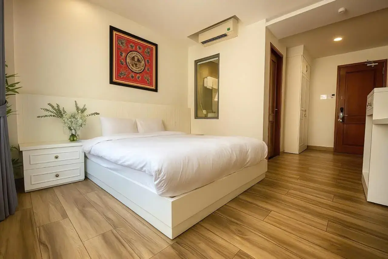 Bed in Ballantine hotel Bed in Ballantine hotel