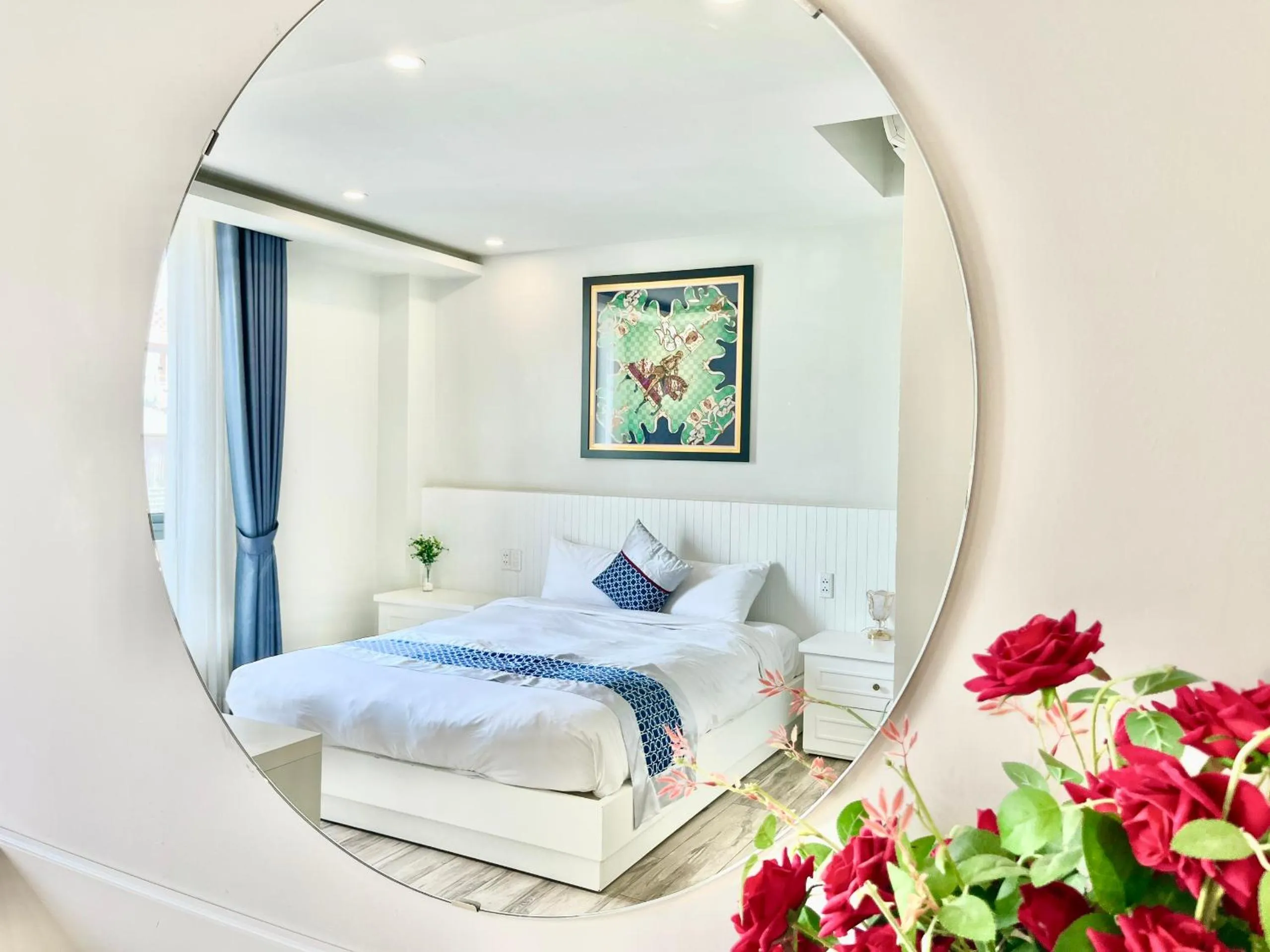 Bedroom, Bed in BALLANTINE HOTEL Phu My Hung- SECC