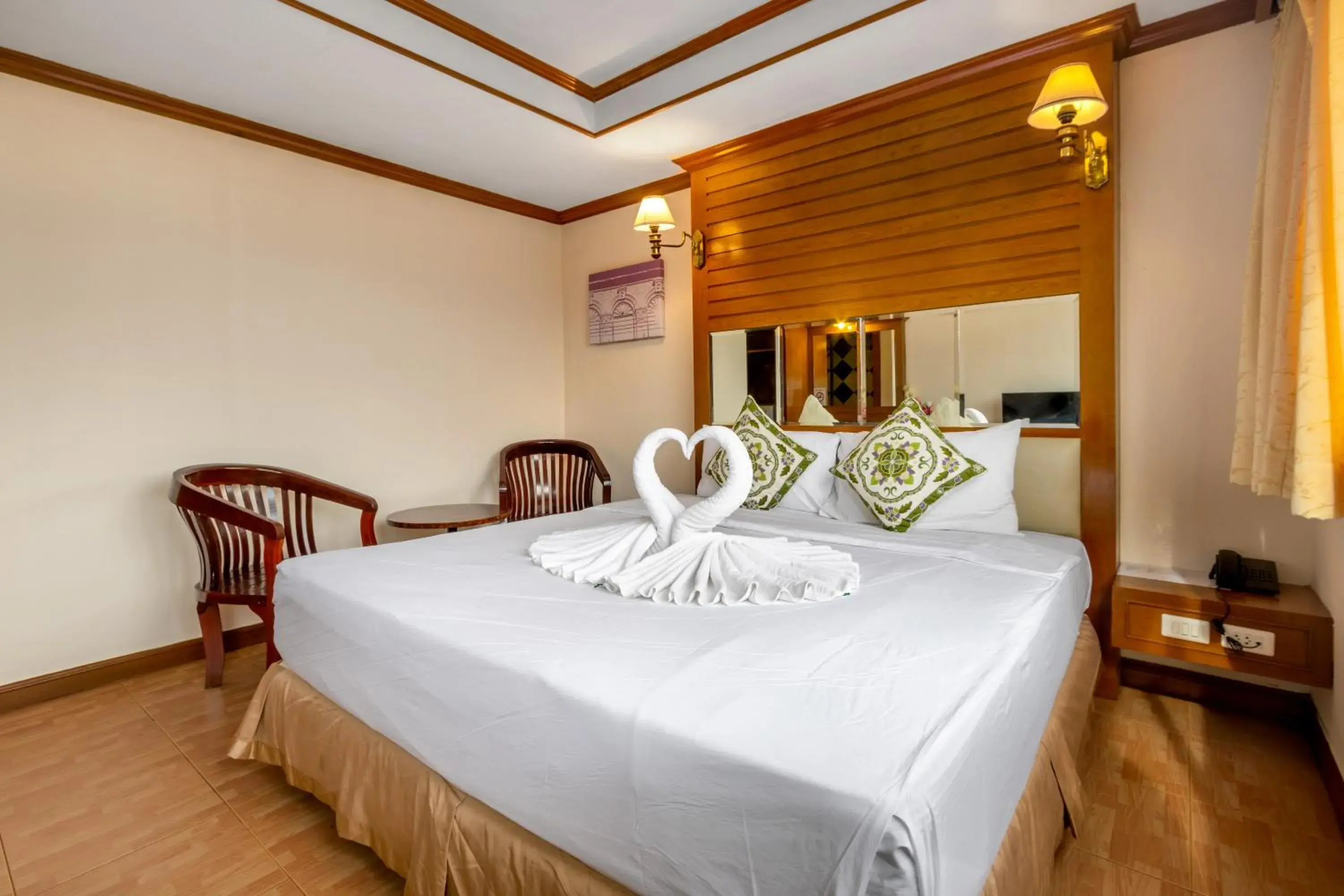 Bed in JB Green Hotel Patong Bed in JB Green Hotel Patong