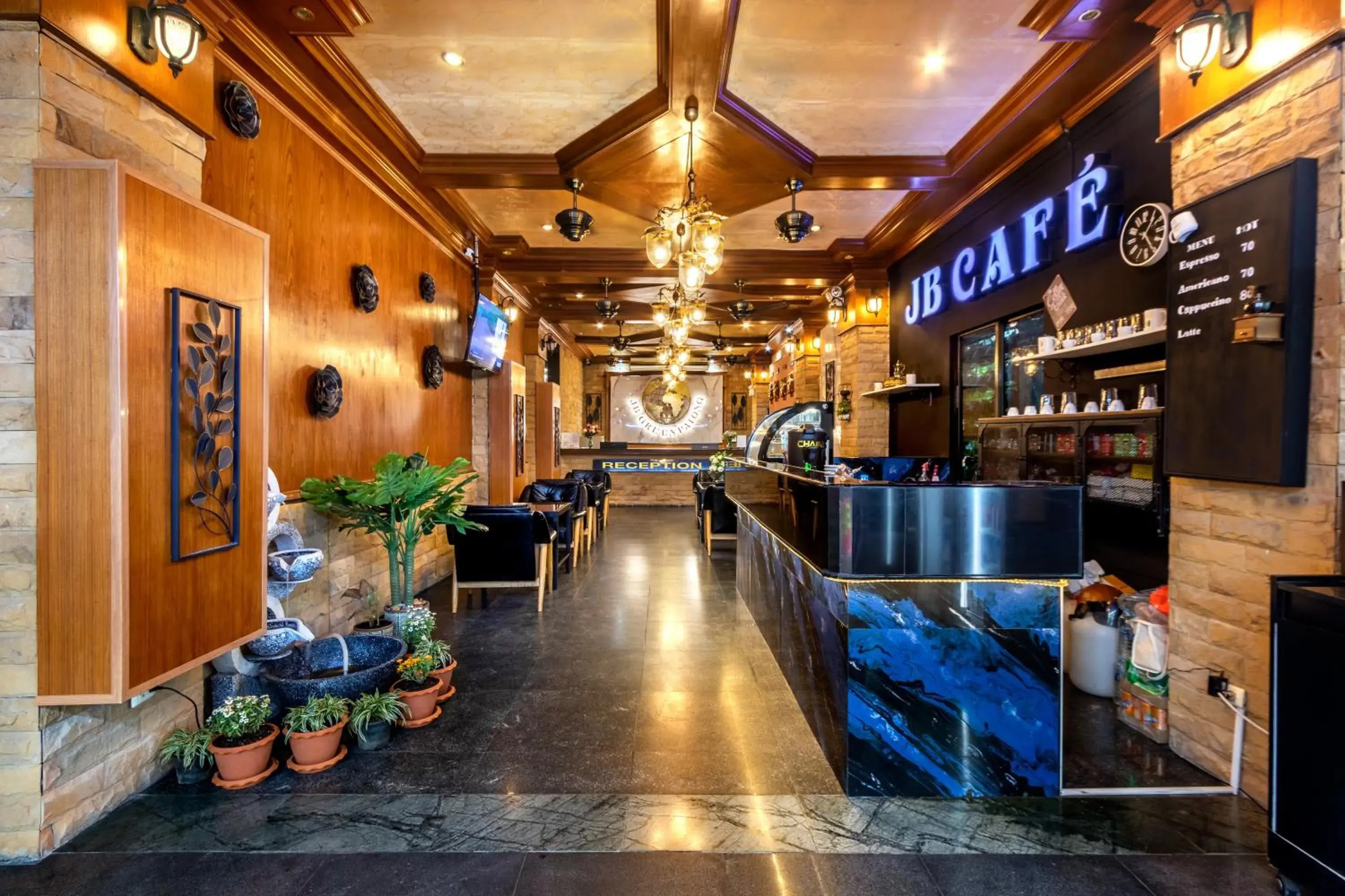 Lobby or reception in JB Green Hotel Patong Lobby or reception in JB Green Hotel Patong