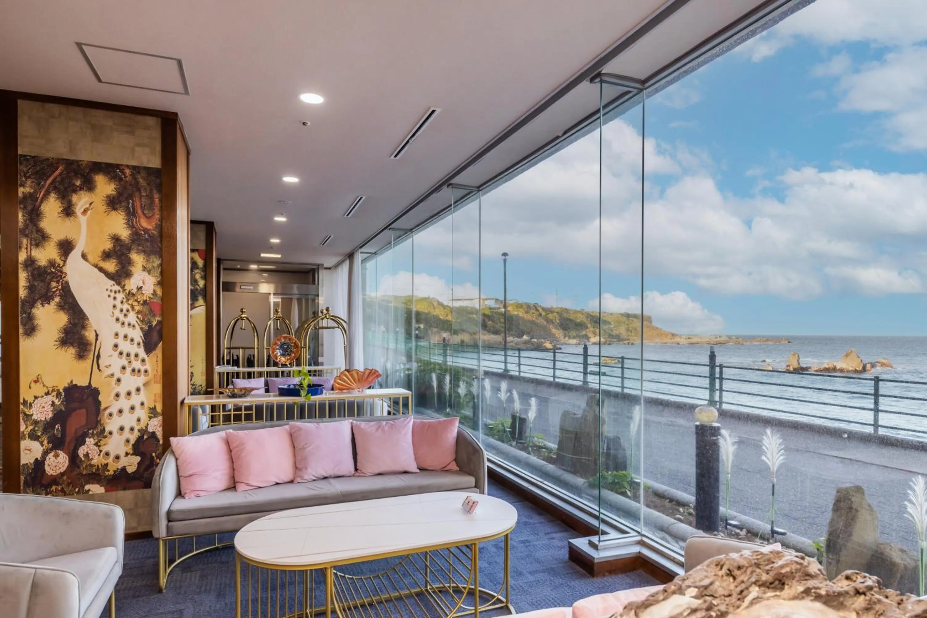 Lobby or reception in 銚子グランドホテル