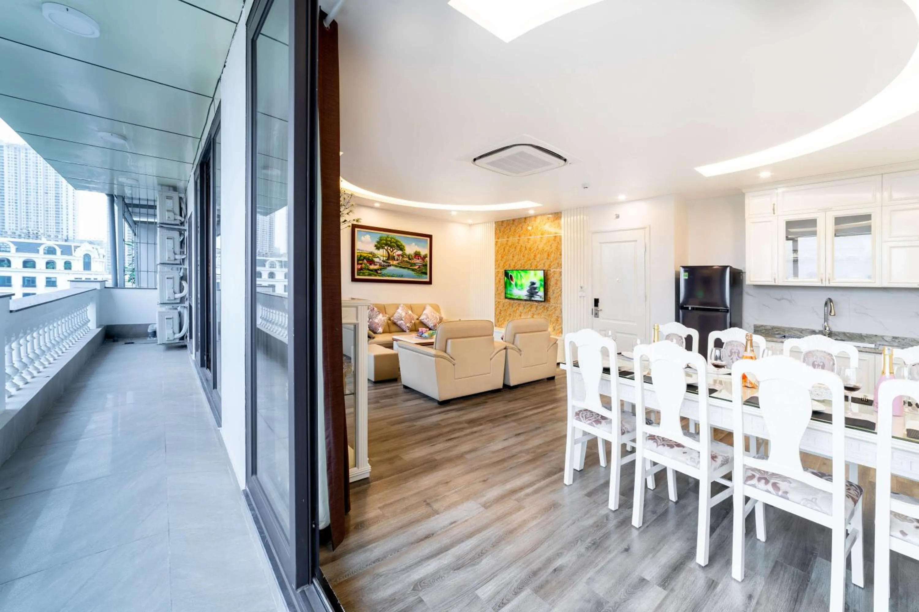 Seating area in Rosee Apartment Hotel