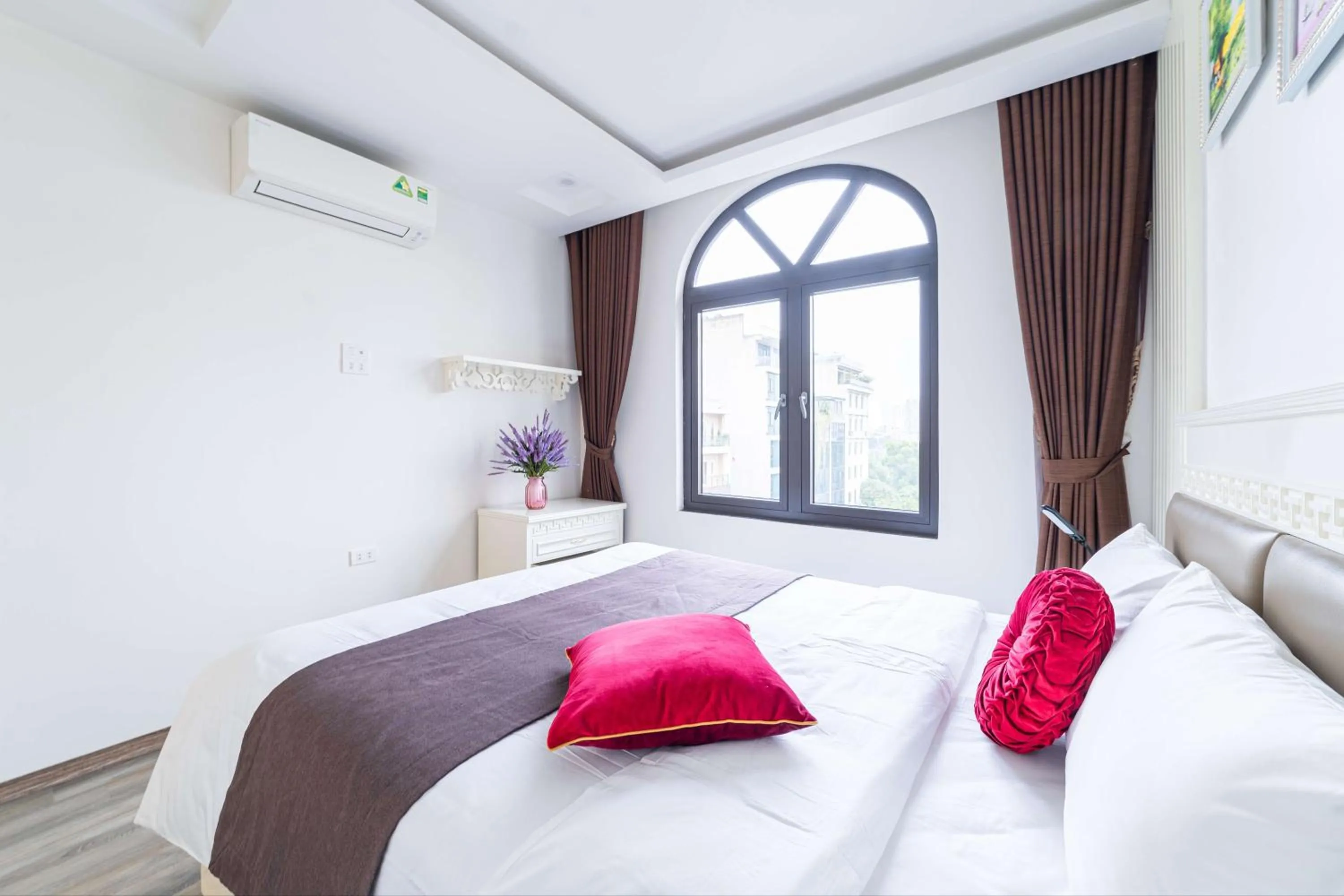 Bed in Rosee Apartment Hotel