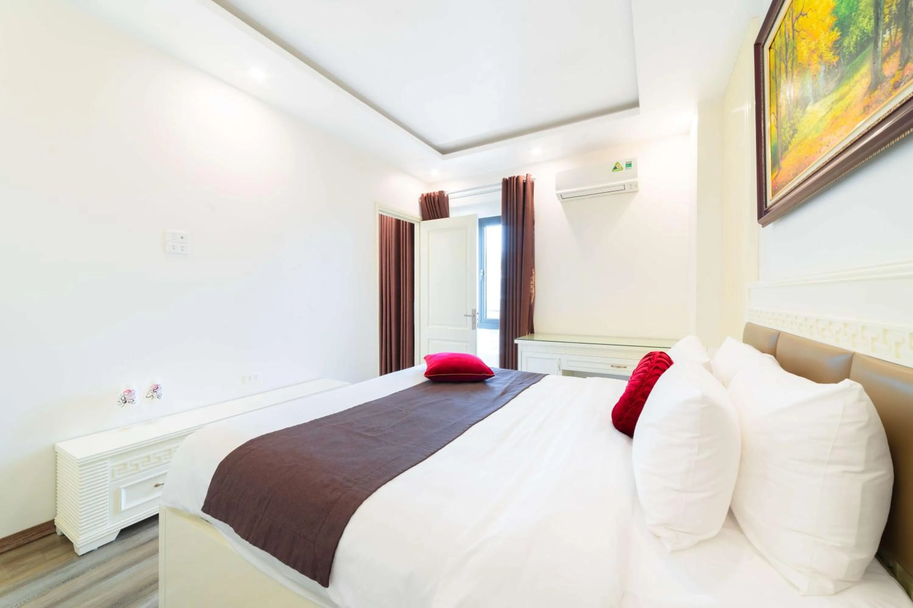 Bed in Rosee Apartment Hotel