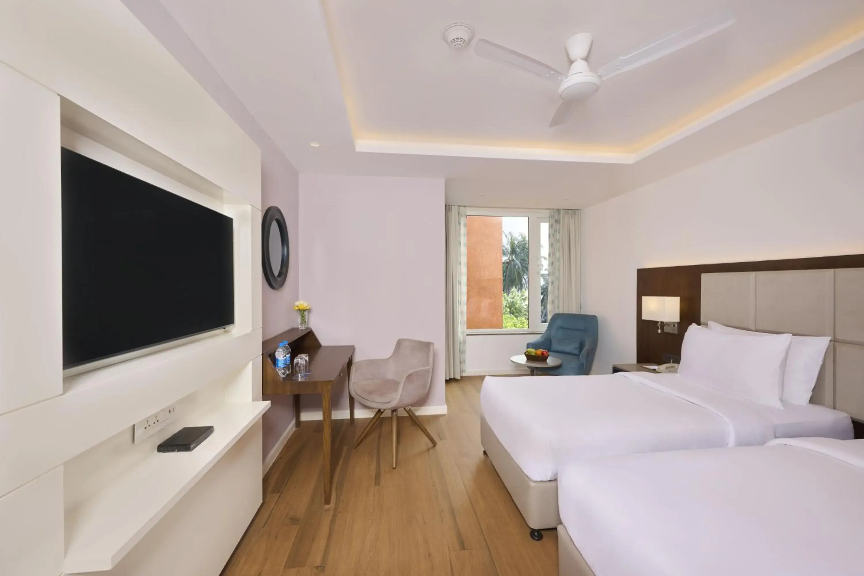 Photo of the whole room, Bed in Golden Tulip Vagator Goa Photo of the whole room, Bed in Golden Tulip Vagator Goa