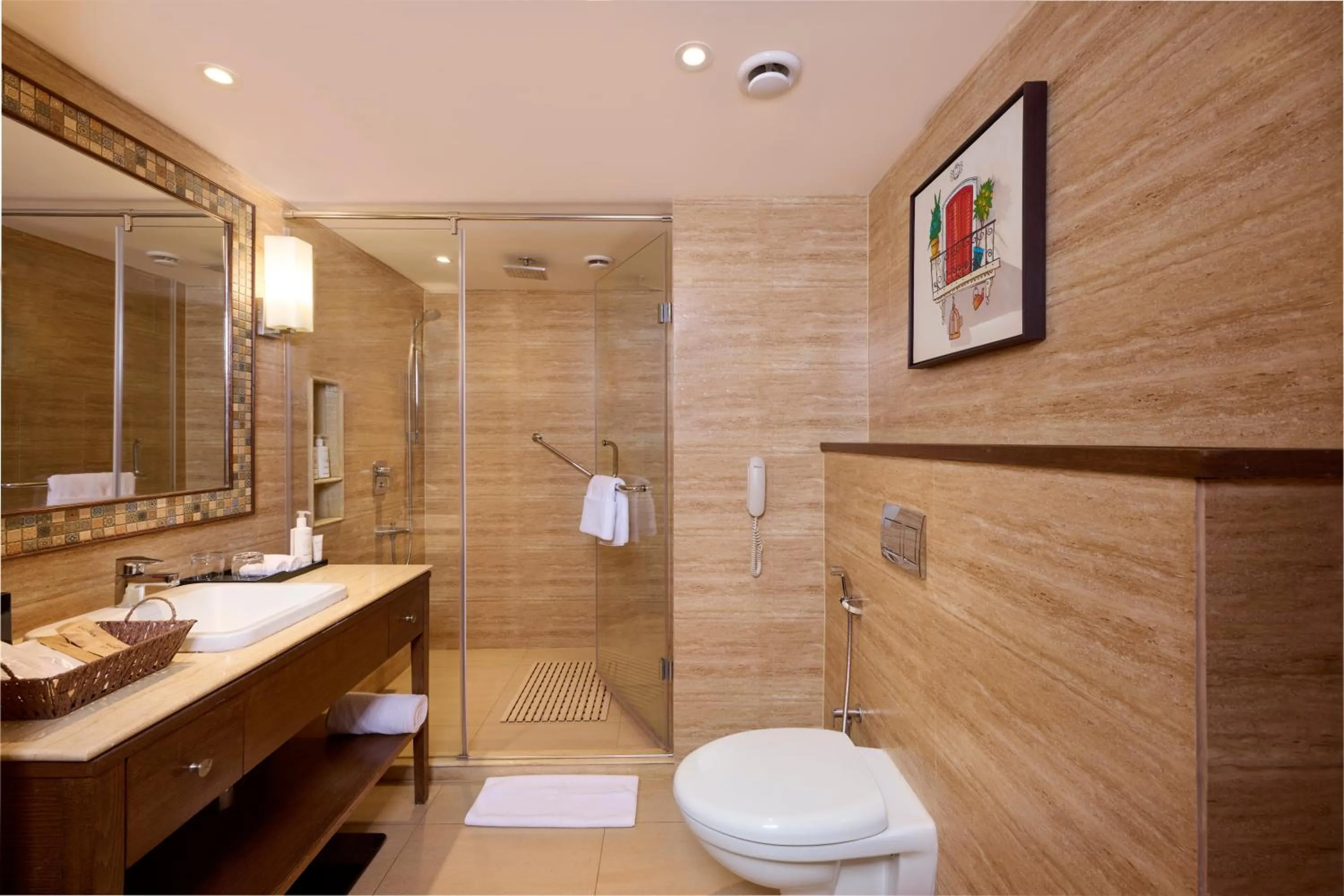 Shower in Golden Tulip Vagator Goa