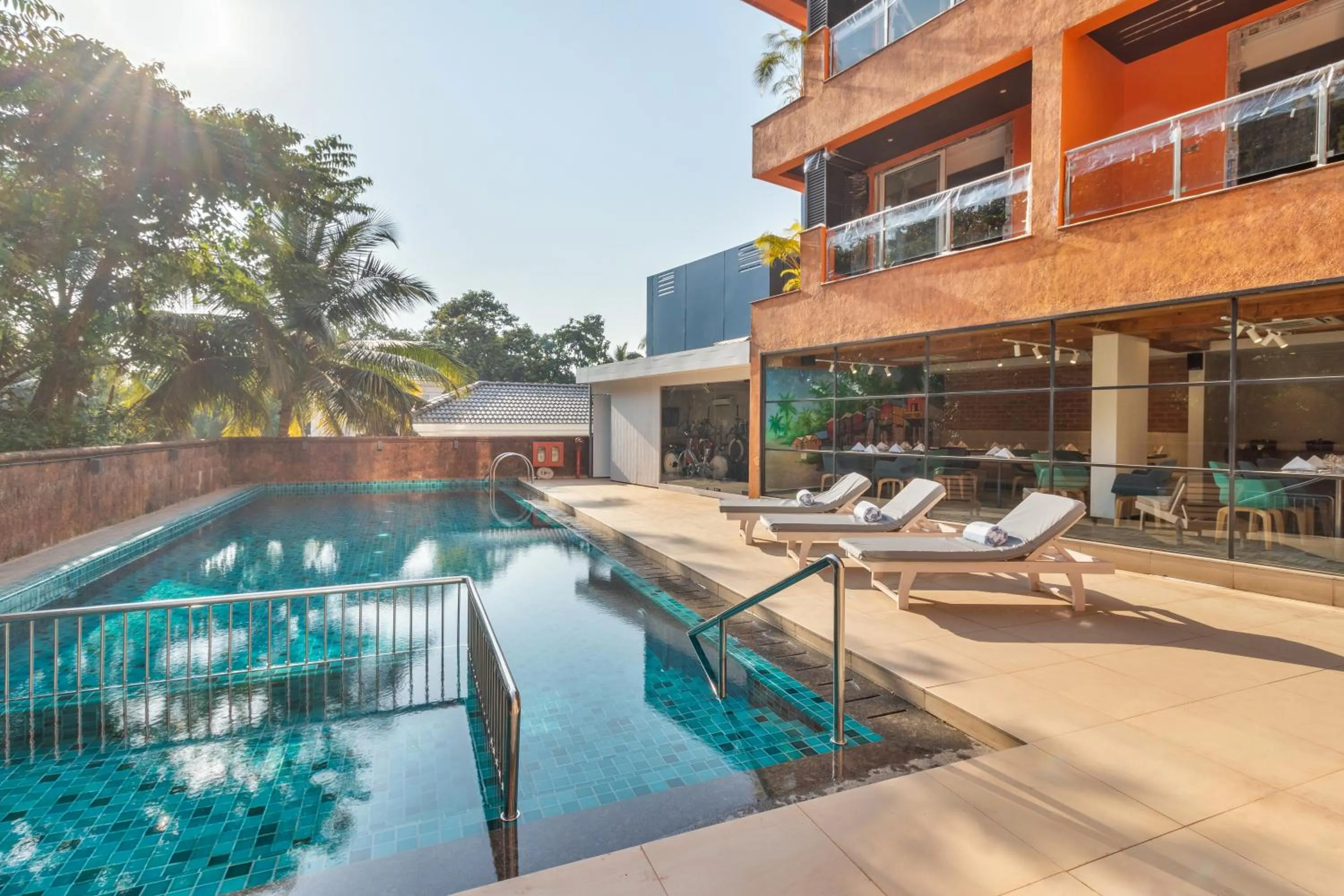 Swimming pool in Aiden by best Western Vagator Goa