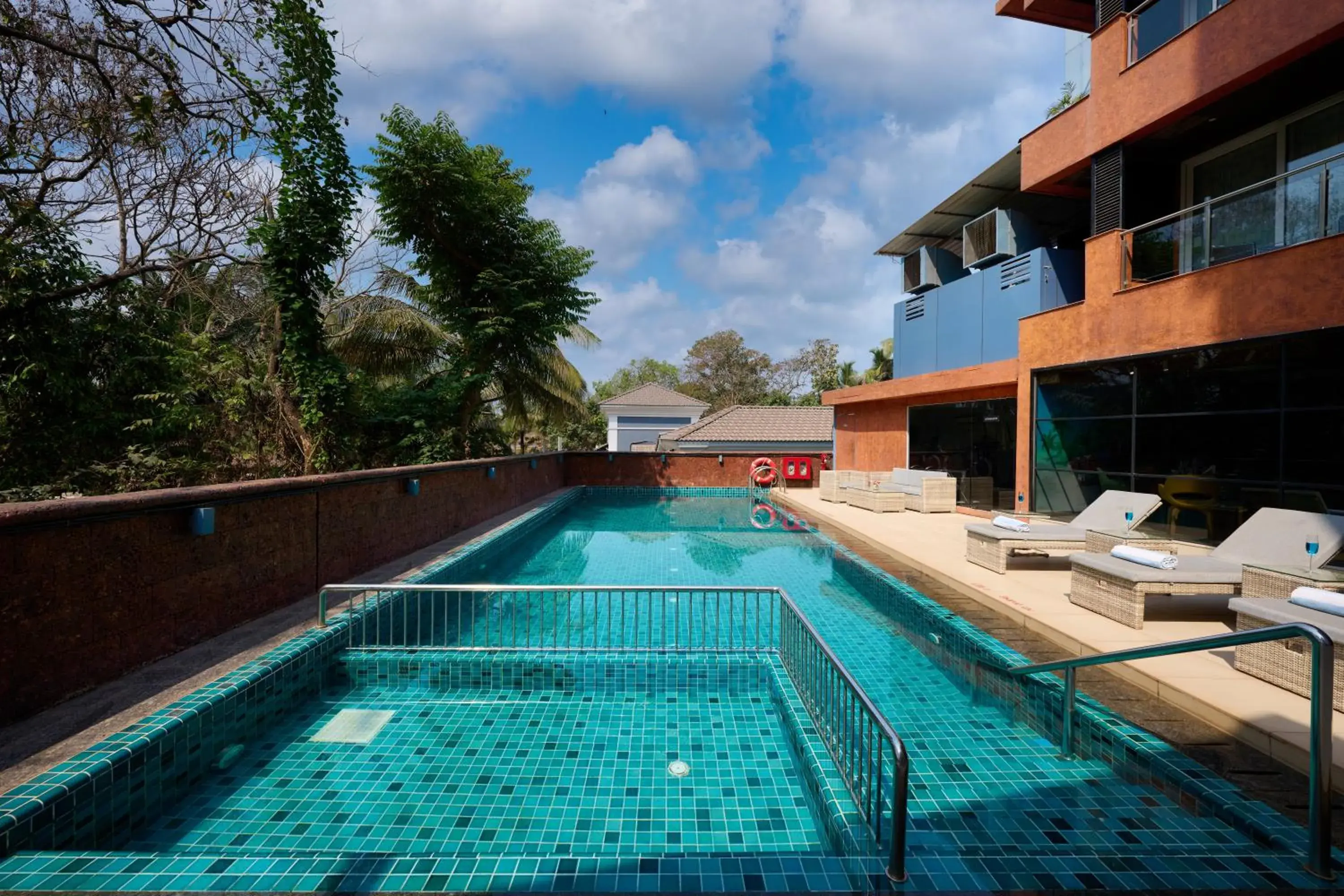 Pool view in Golden Tulip Vagator Goa Pool view in Golden Tulip Vagator Goa