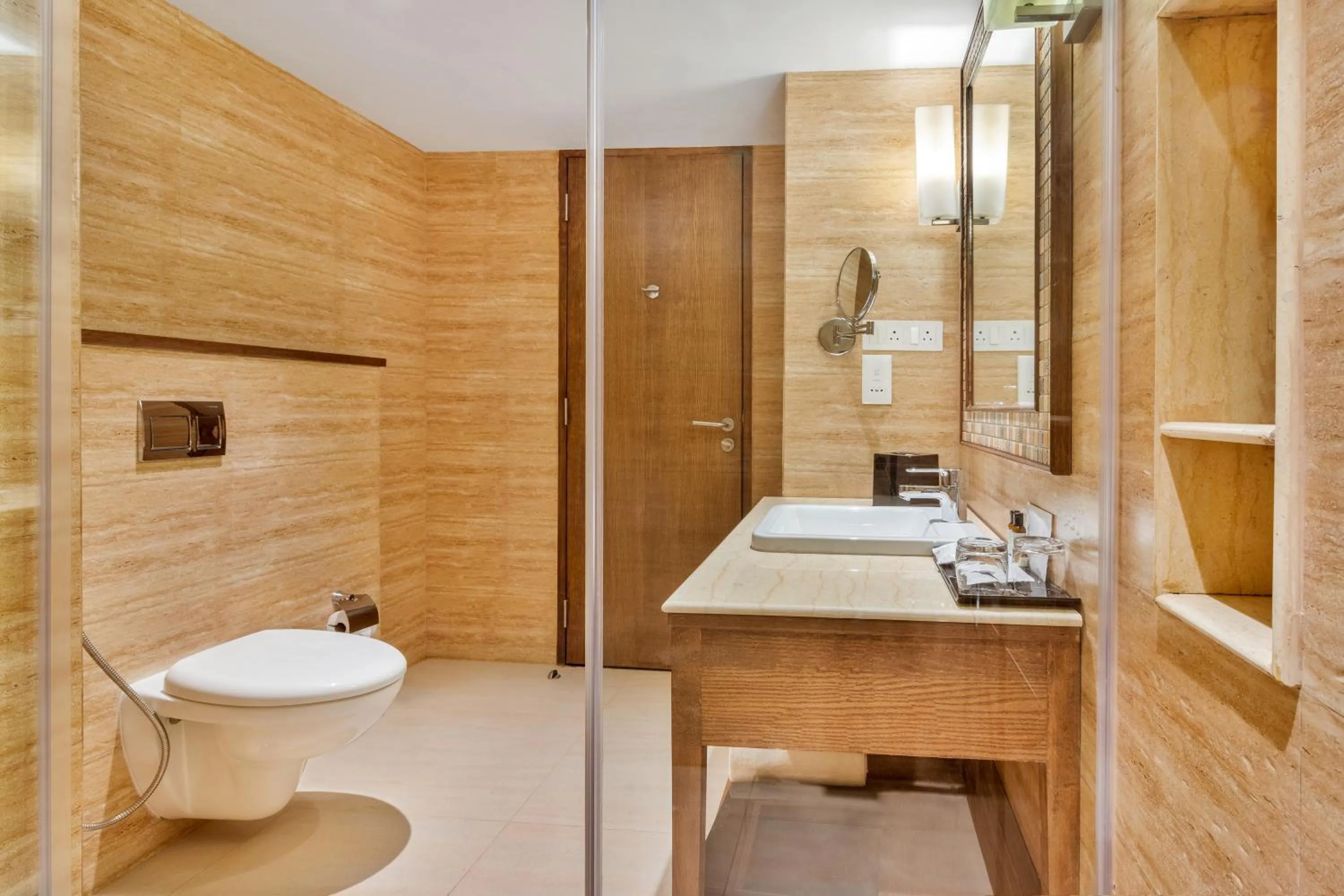 Shower in Aiden by best Western Vagator Goa