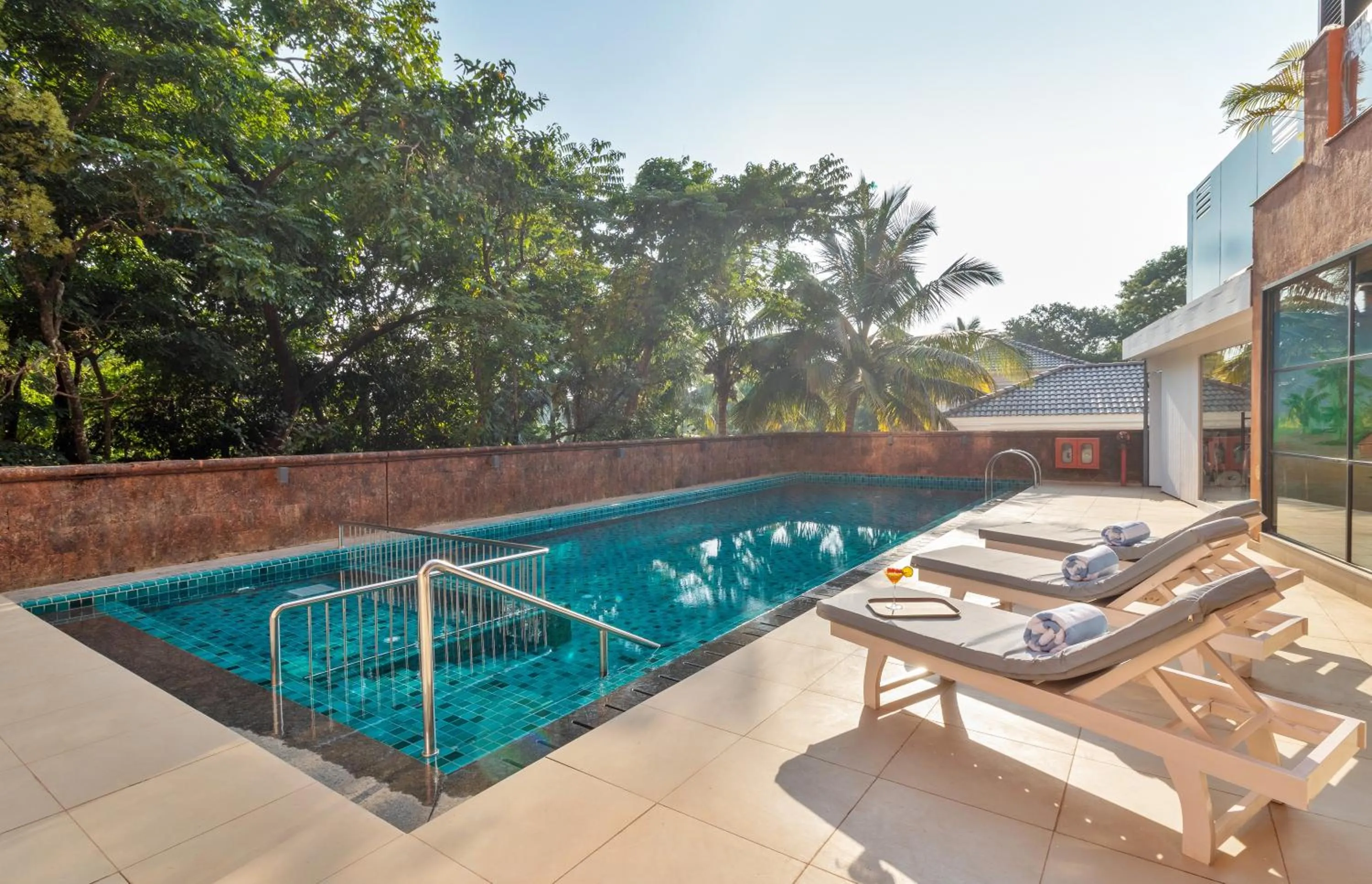 Pool view in Aiden by best Western Vagator Goa