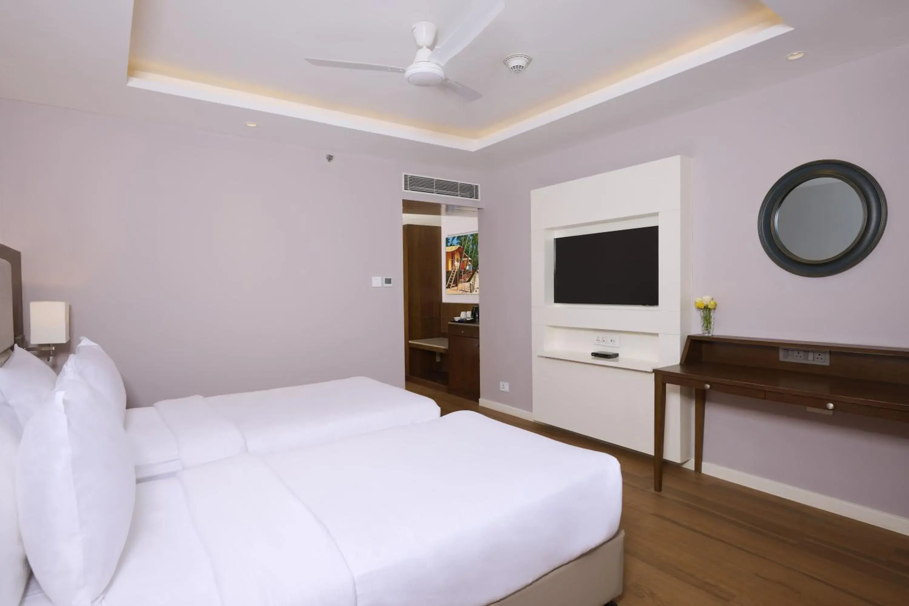 Photo of the whole room, Bed in Golden Tulip Vagator Goa Photo of the whole room, Bed in Golden Tulip Vagator Goa