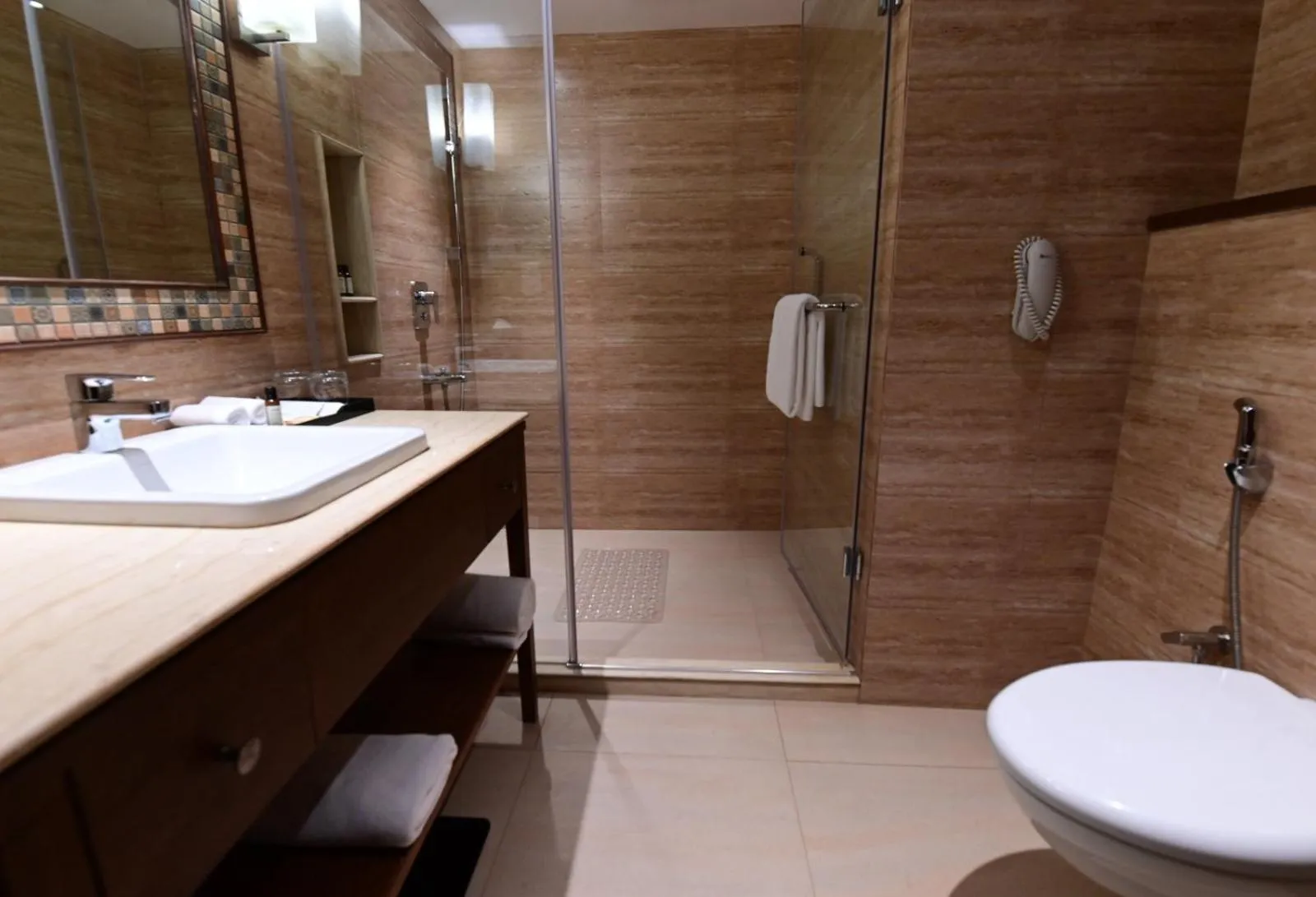 Bathroom in Aiden by best Western Vagator Goa