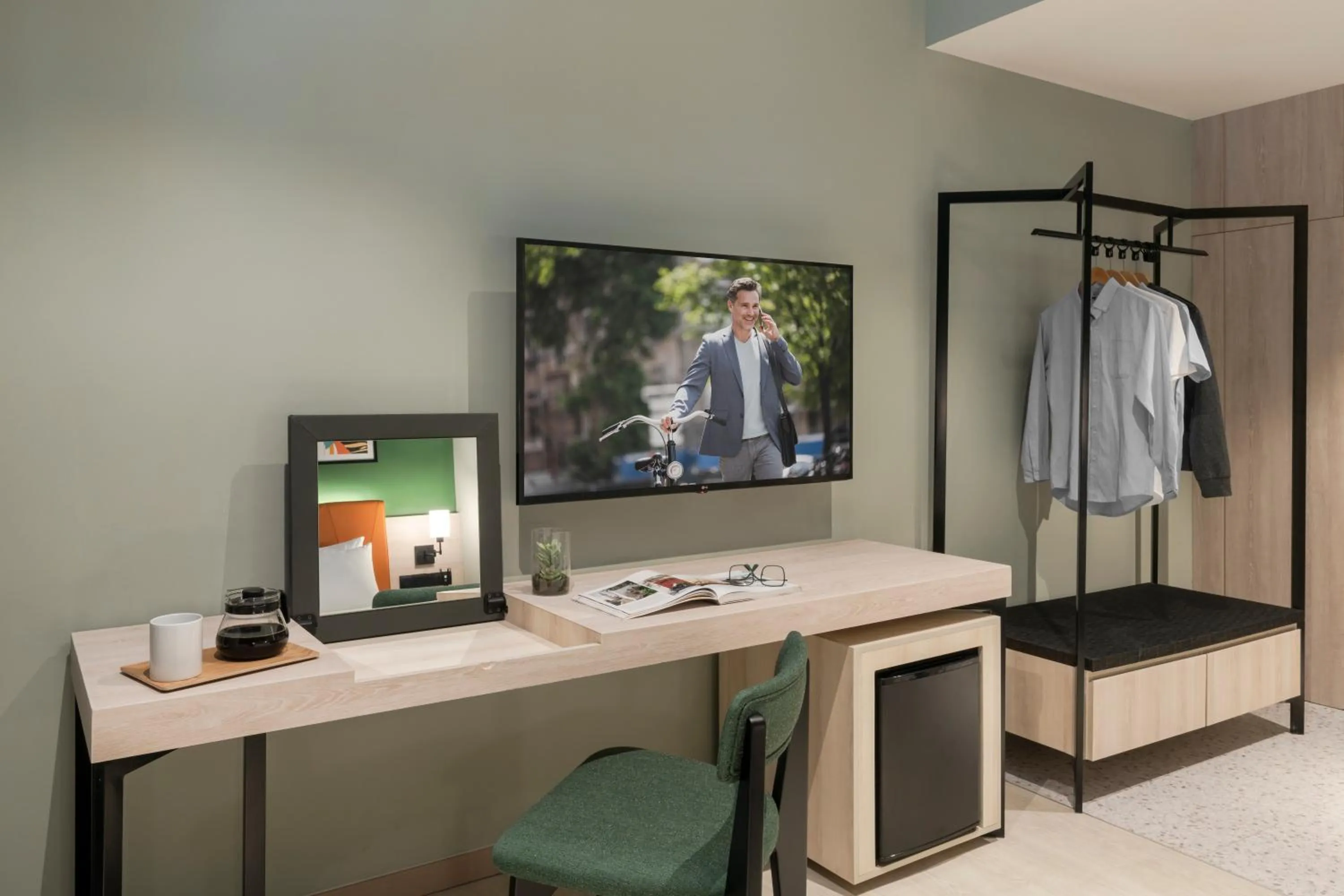 wardrobe in Citadines Connect Georgetown Penang