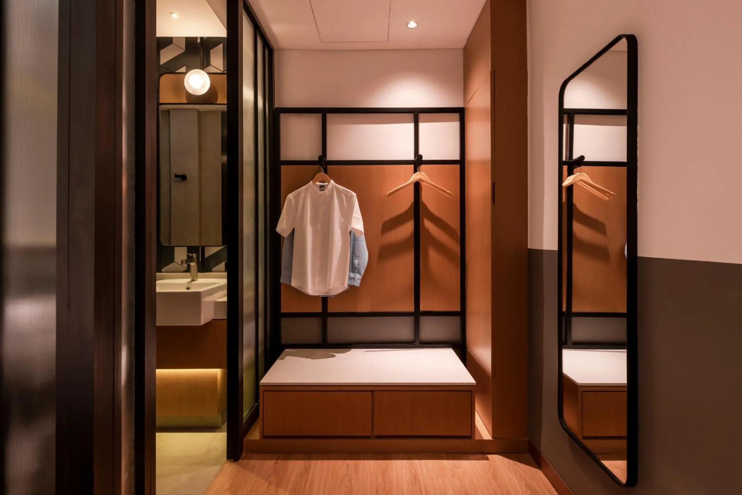 Bathroom, Bed in Citadines Connect Georgetown Penang