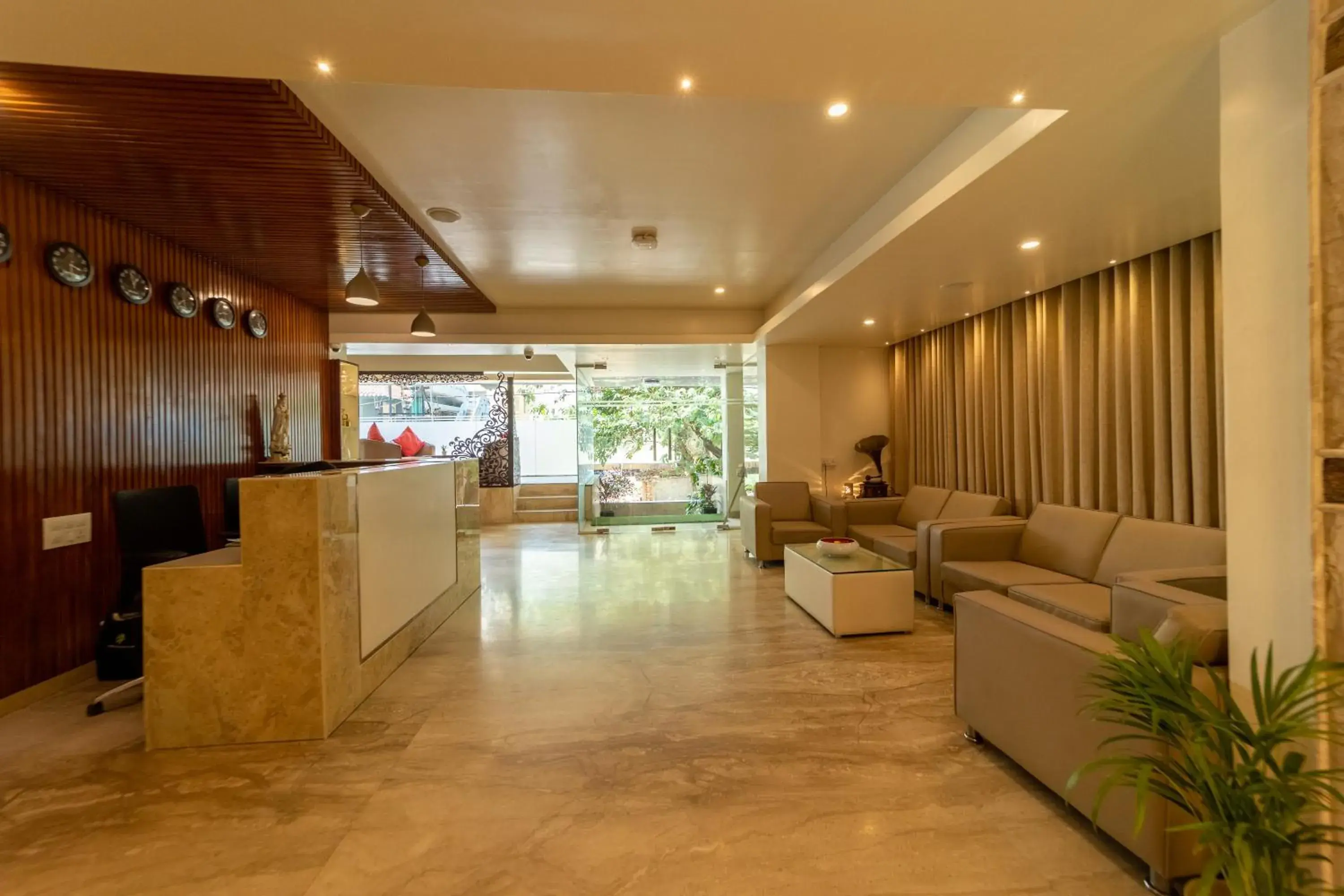 Lobby or reception in Tetrad Hotels - International Airport Road Hebbal Lobby or reception in Tetrad Hotels - International Airport Road Hebbal