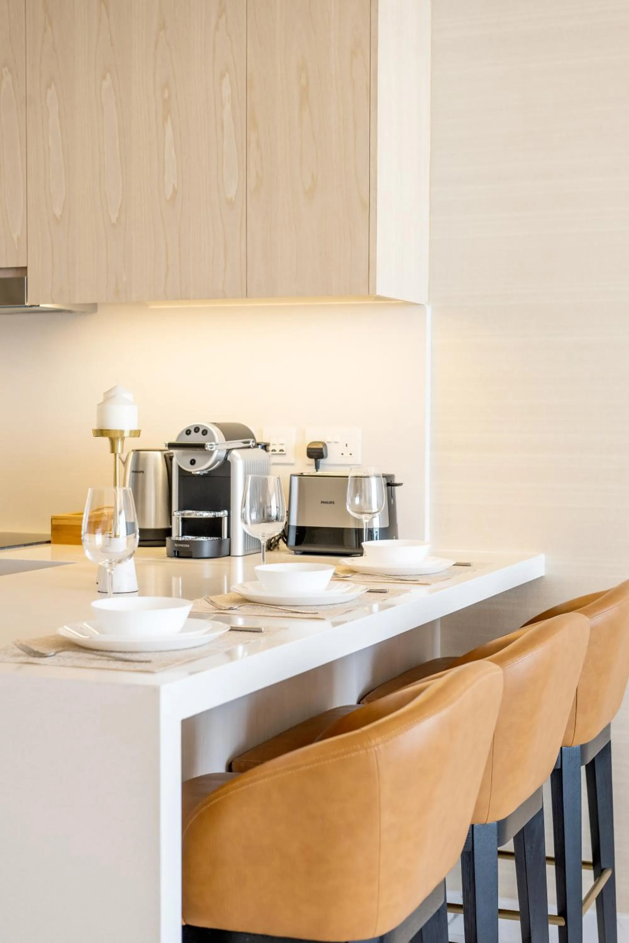 Kitchen or kitchenette in Ultra Luxury Palm Tower with Shared Hotel Facilities