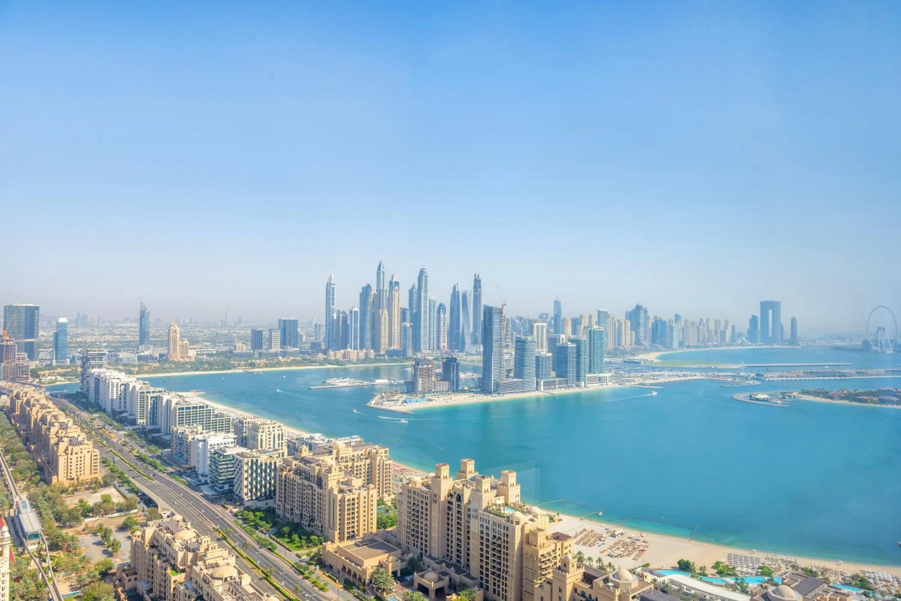 Bird's eye view in Ultra Luxury Palm Tower with Shared Hotel Facilities