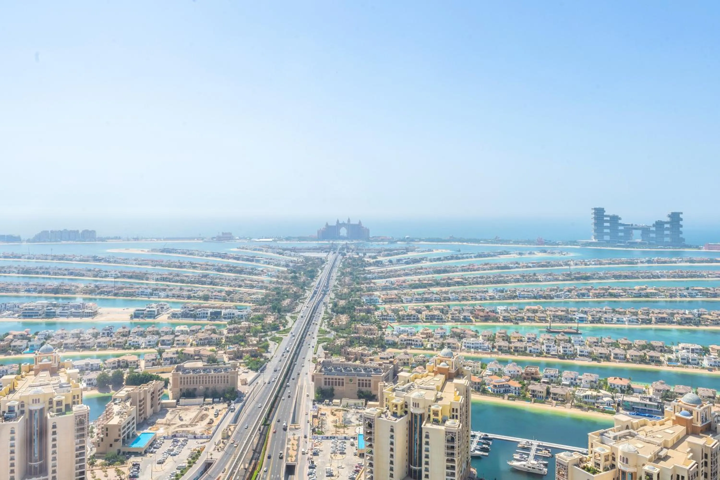 Bird's eye view in Ultra Luxury Palm Tower with Shared Hotel Facilities