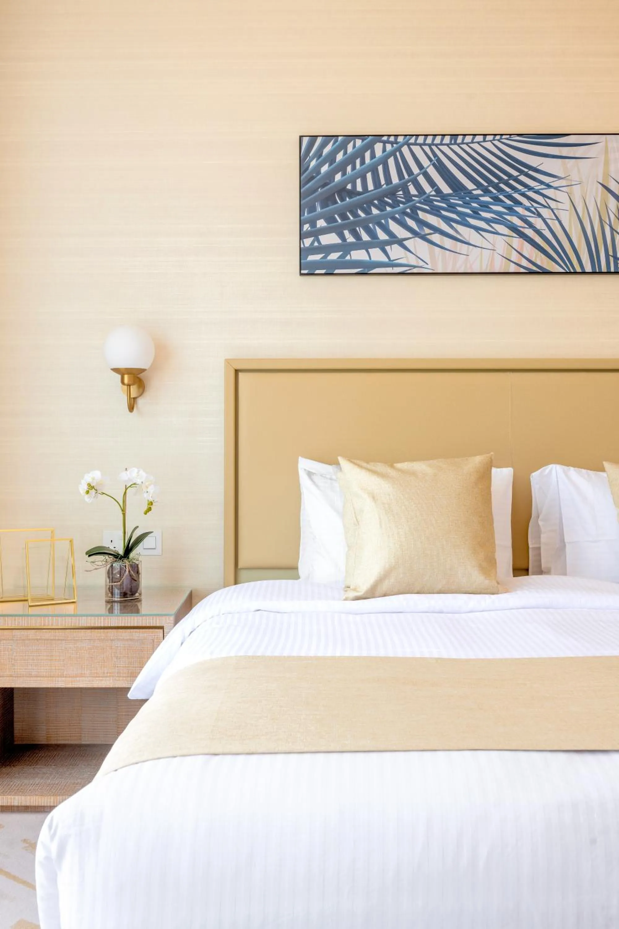 Bed in Ultra Luxury Palm Tower with Shared Hotel Facilities