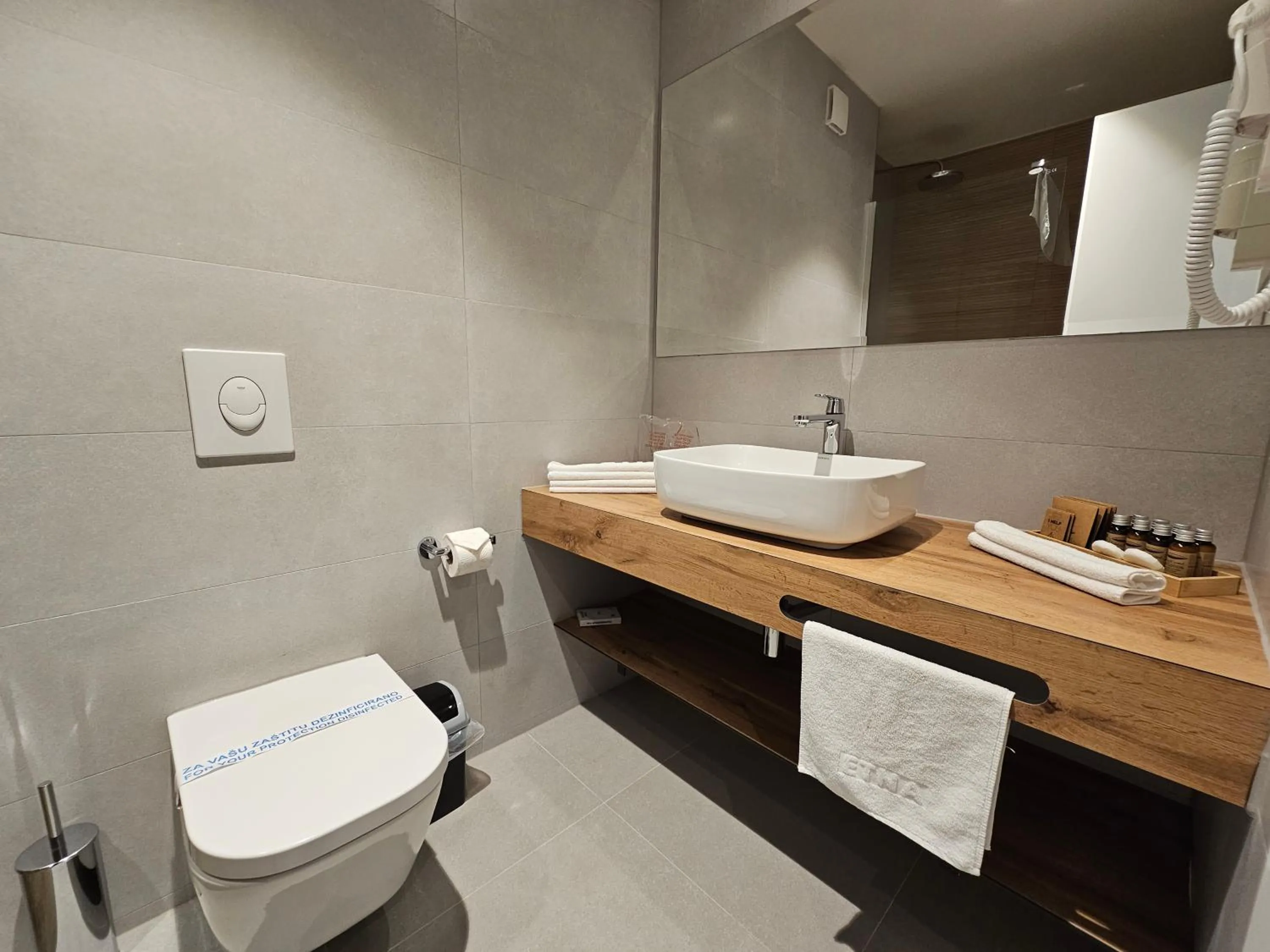 Toilet in Hotel ETNA