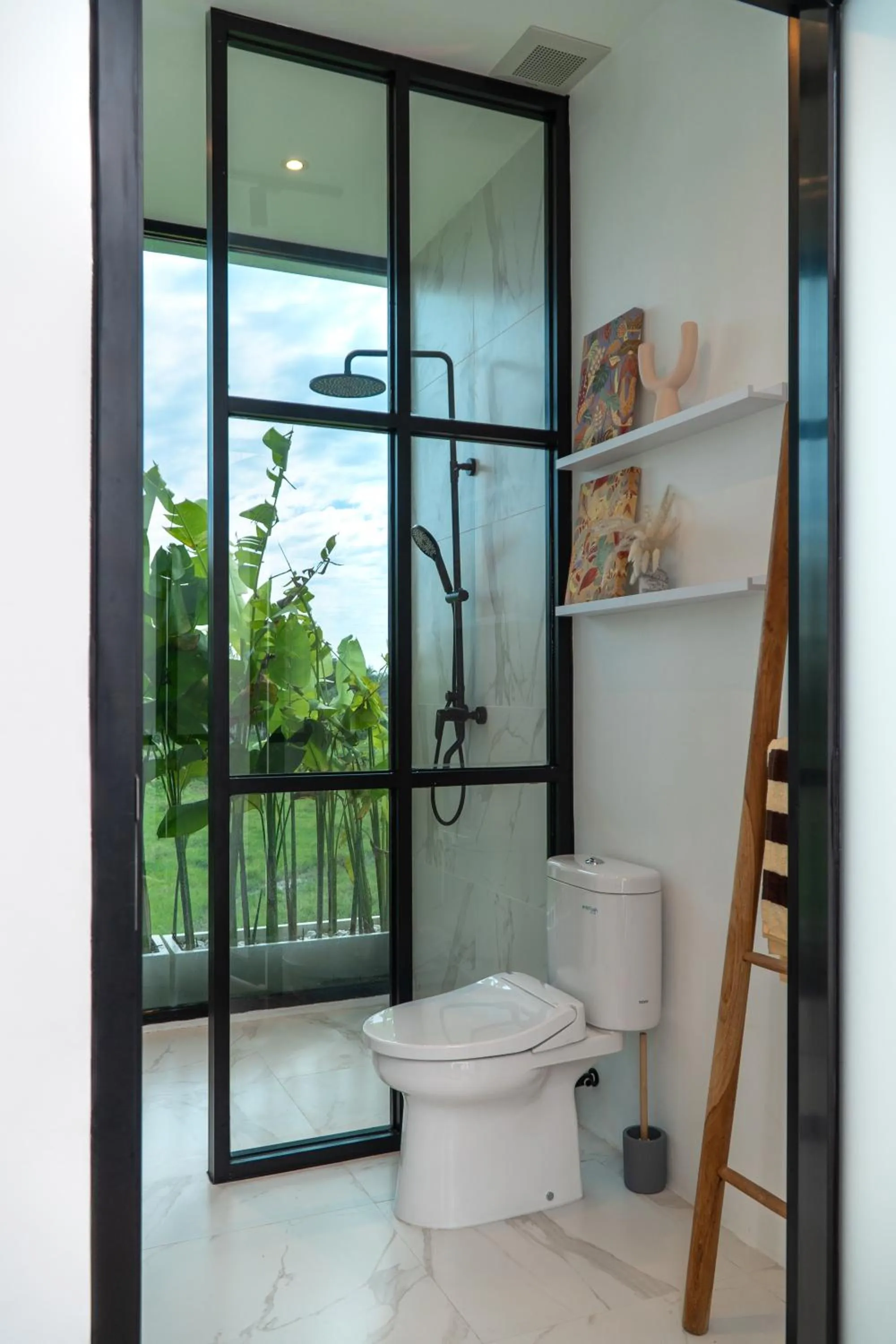 Shower in Baliwood Residence Villas by BREIG