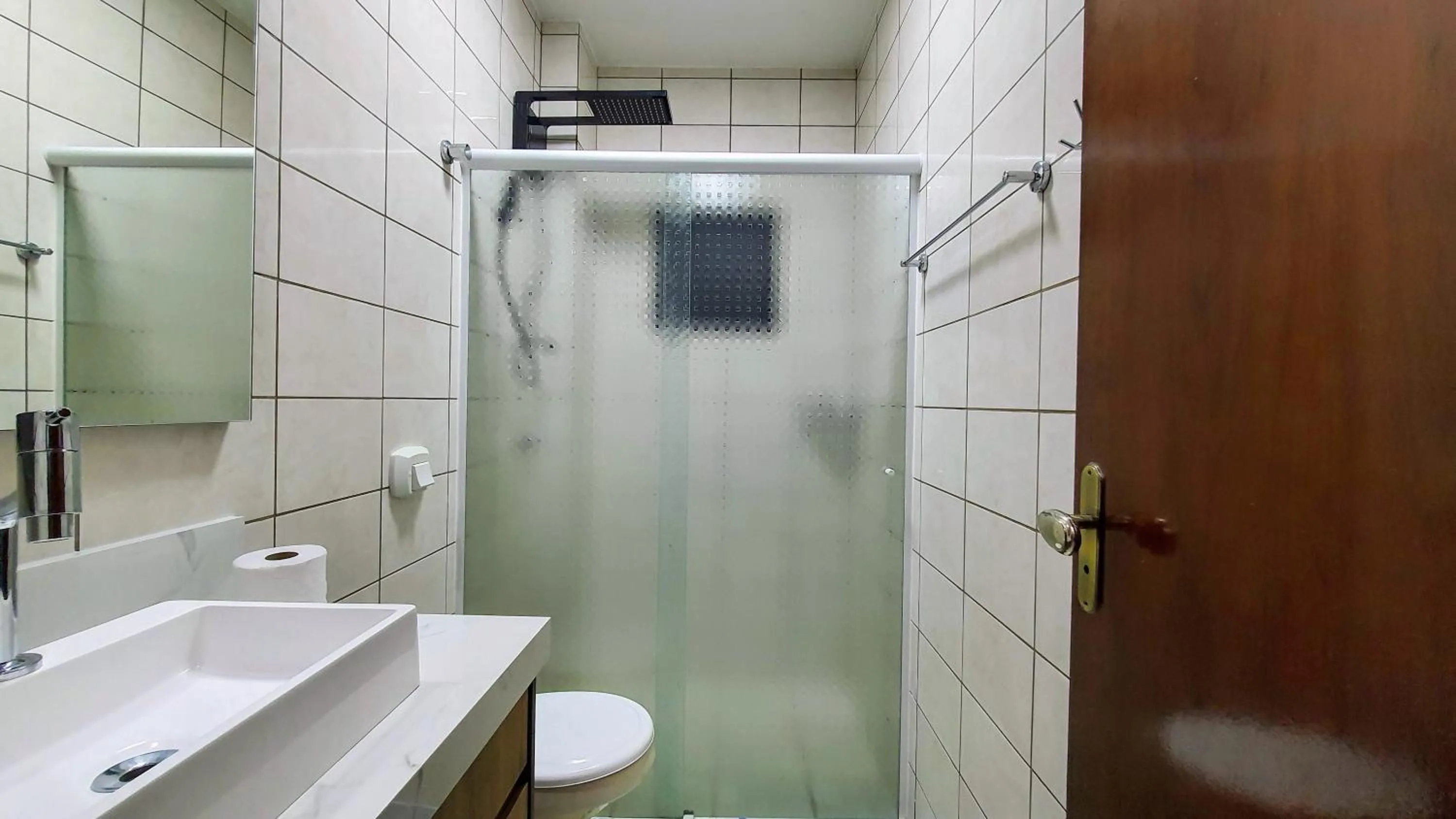 Shower in Mirante das Aguas de Piratuba