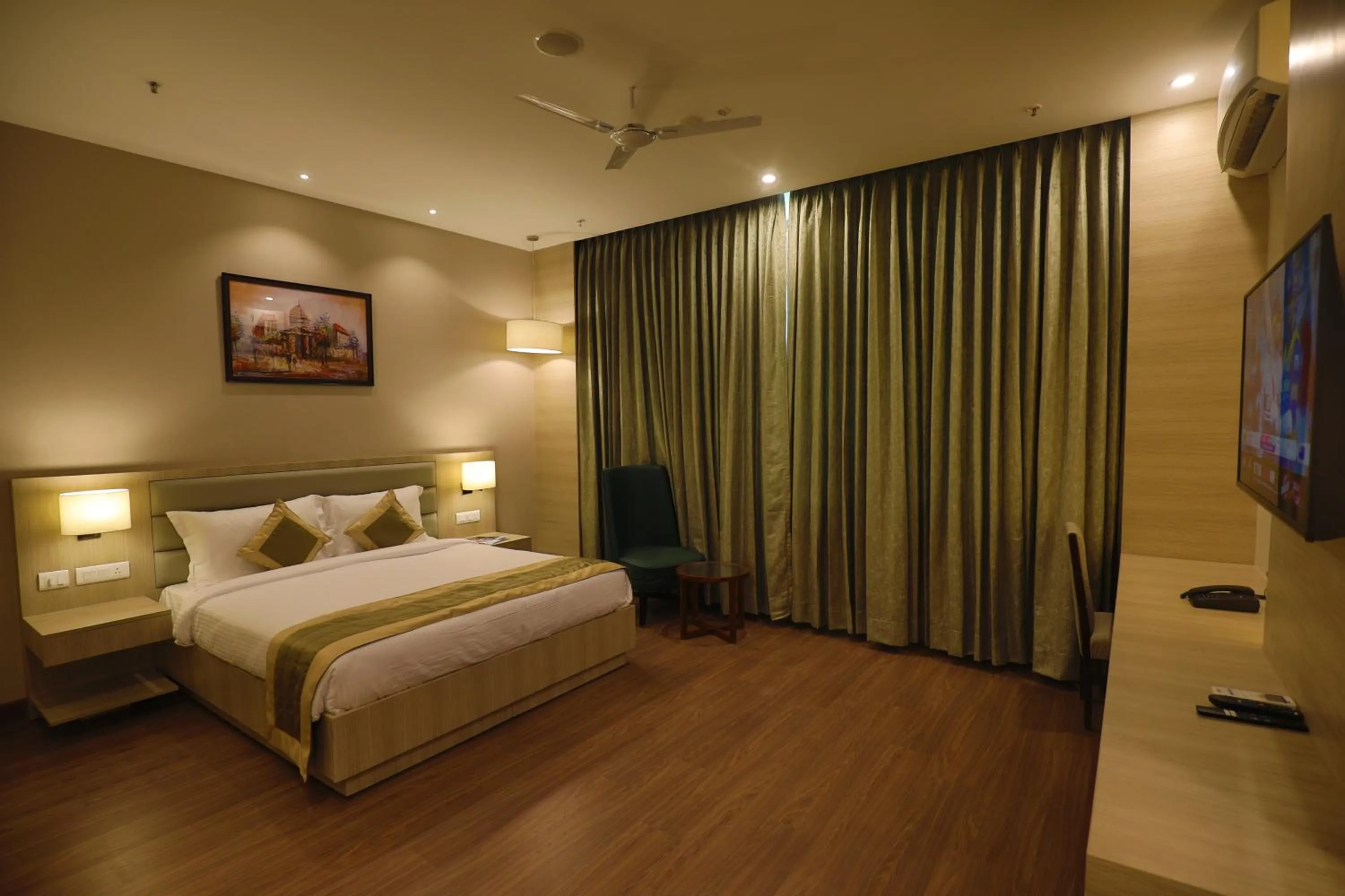Photo of the whole room, Bed in Goa Country Club Near Park Hospital BY Pearl I Luxury resort in Gurgaon