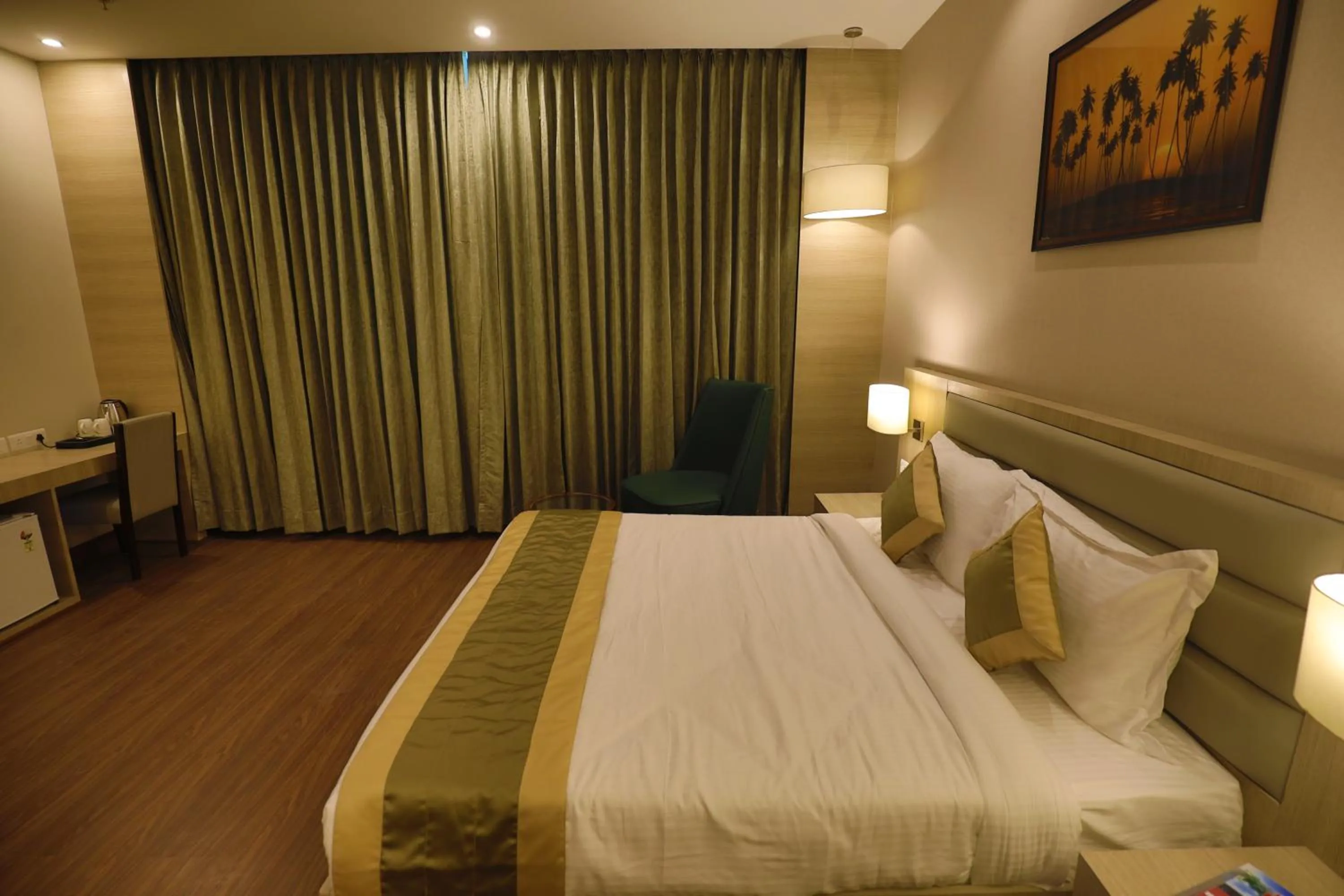 Photo of the whole room, Bed in Goa Country Club Near Park Hospital BY Pearl I Luxury resort in Gurgaon