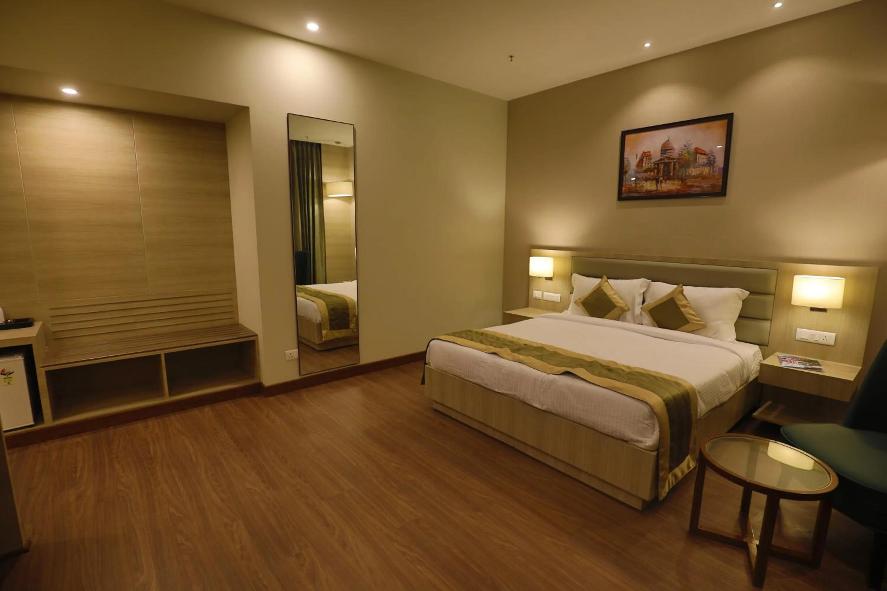 Photo of the whole room, Bed in Goa Country Club Near Park Hospital BY Pearl I Luxury resort in Gurgaon