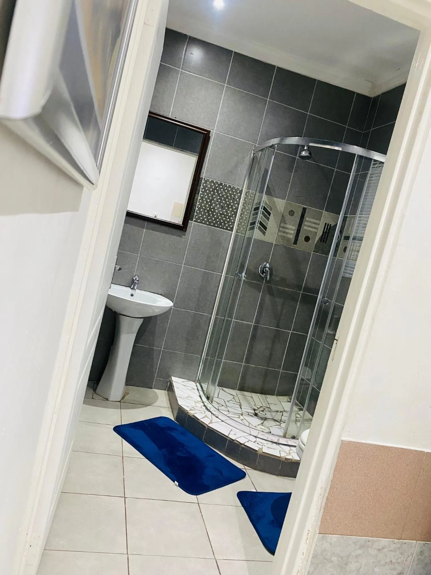 Shower in Airport Royal Guest House