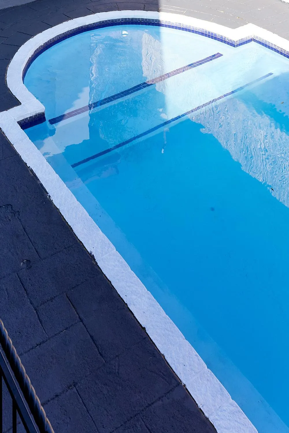 Pool view in Airport Royal Guest House