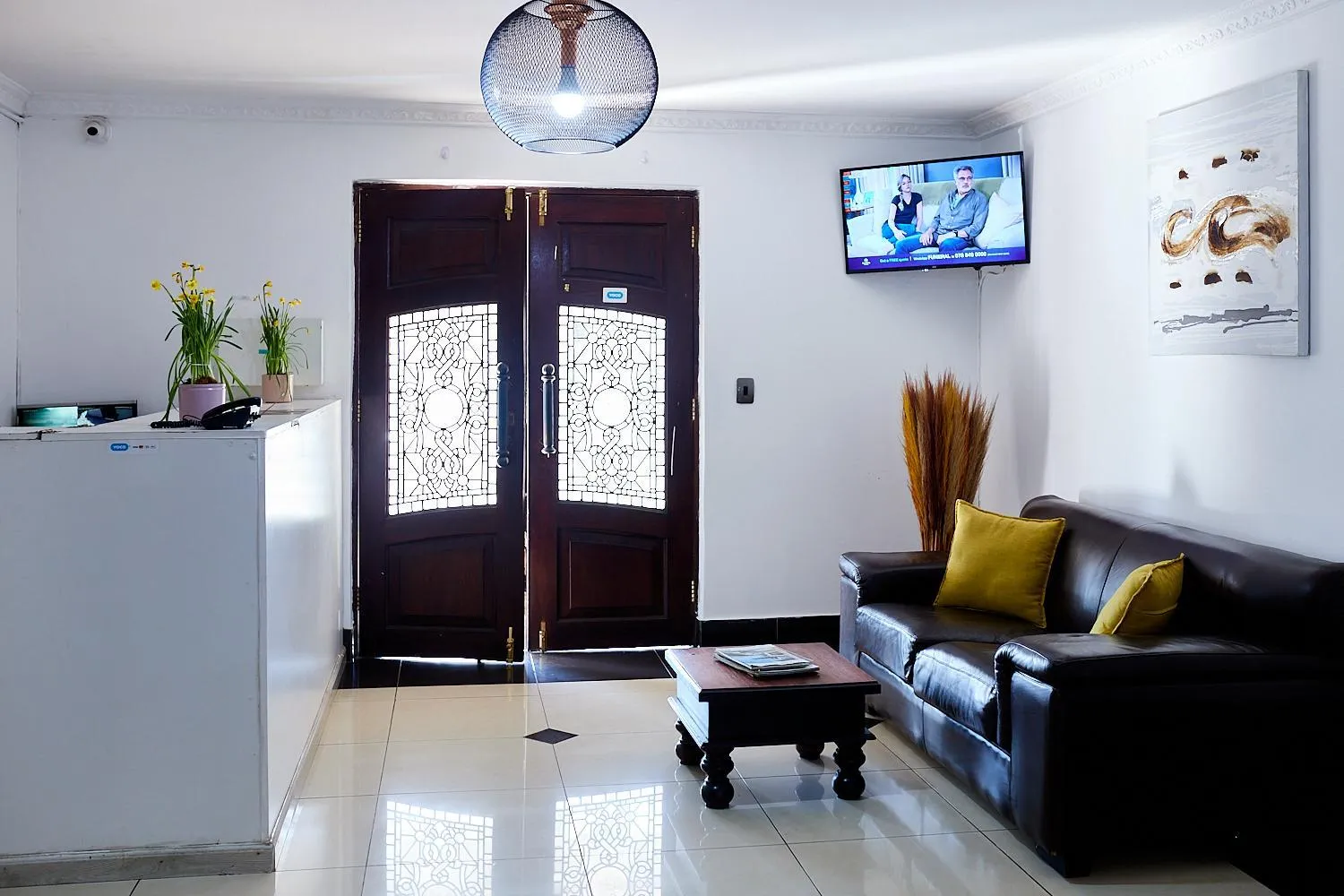 Lobby or reception in Airport Royal Guest House