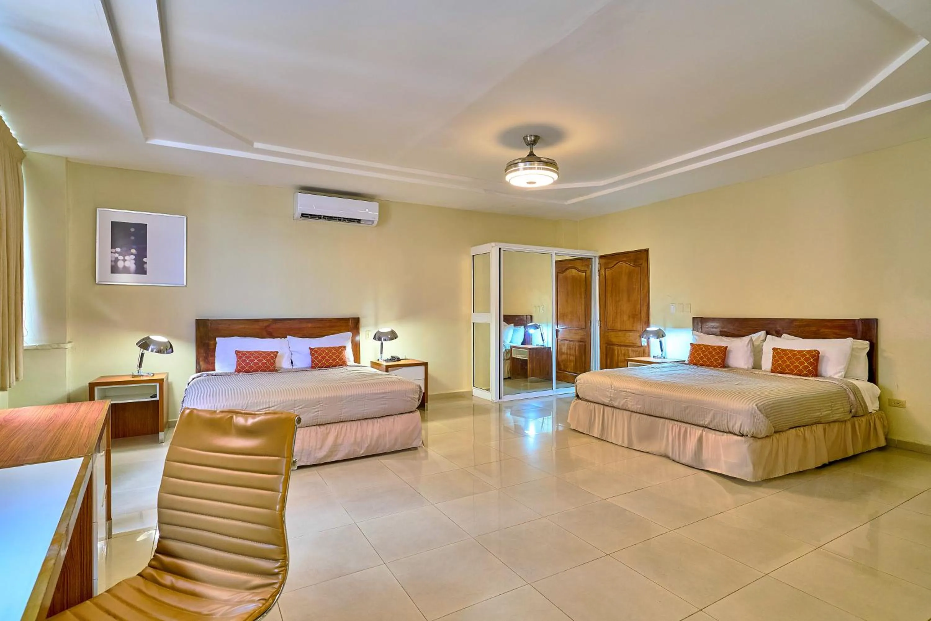 Bed in Hotel Libertad at historic main street