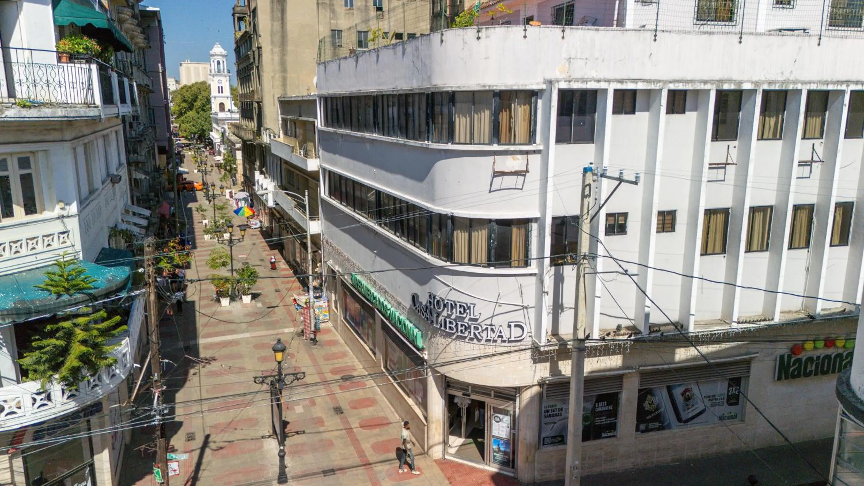 Hotel Libertad at historic main street