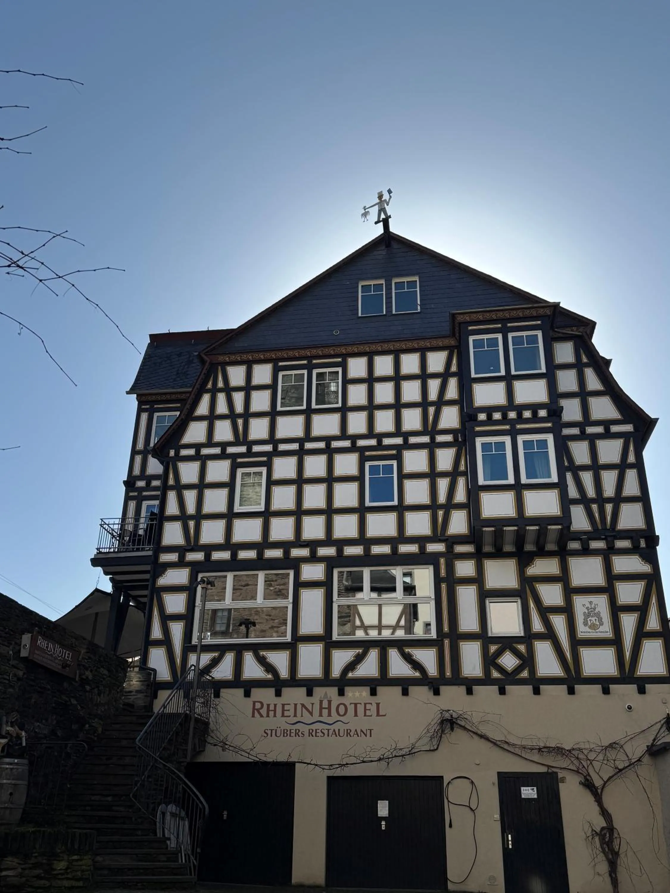 Property building in Rhein Hotel Bacharach und Stübers Restaurant