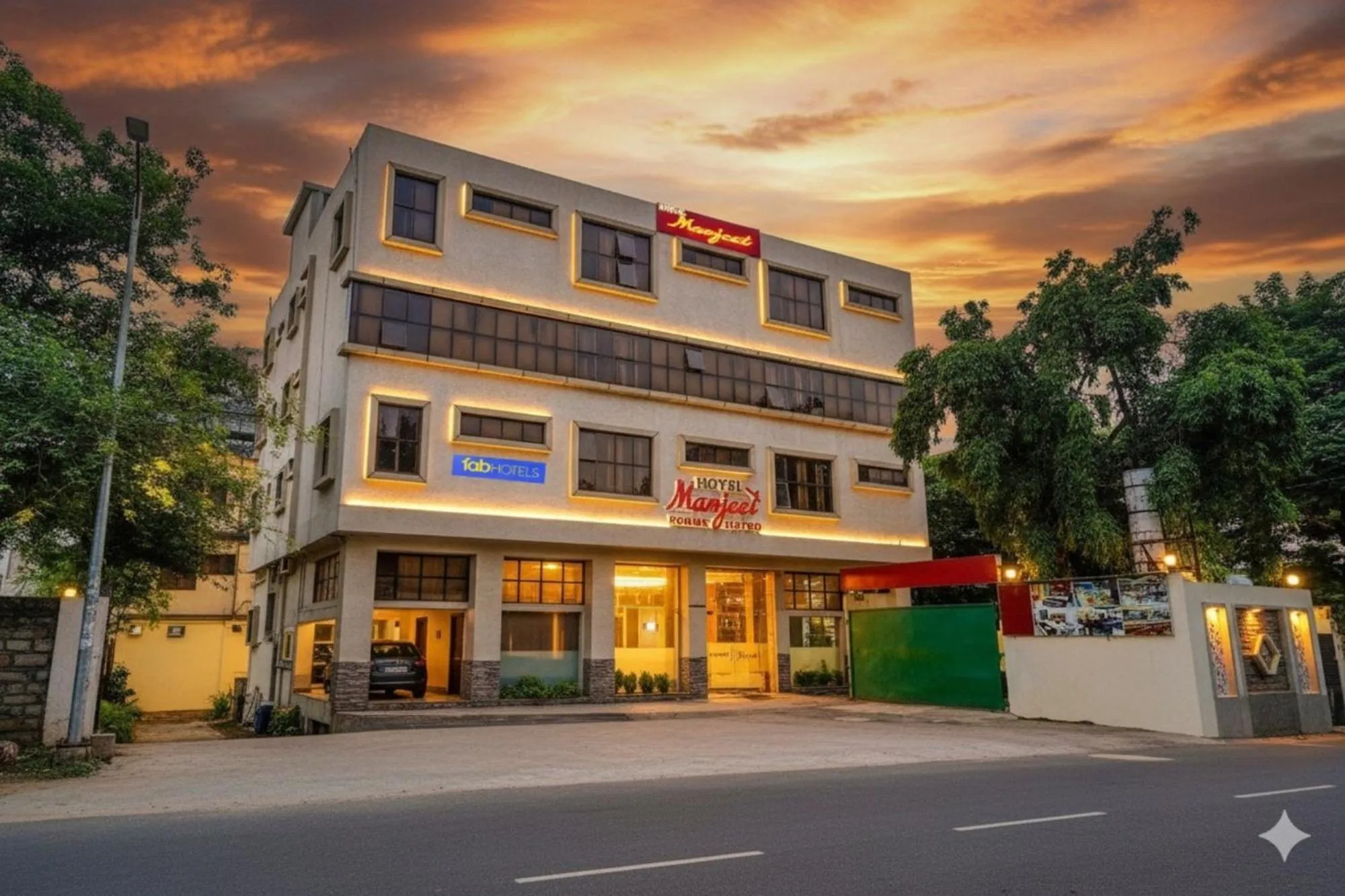 Property building in FabHotel Prime Manjeet