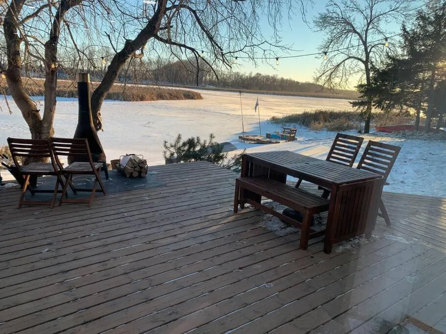 Balcony/Terrace in The Ox + Bow