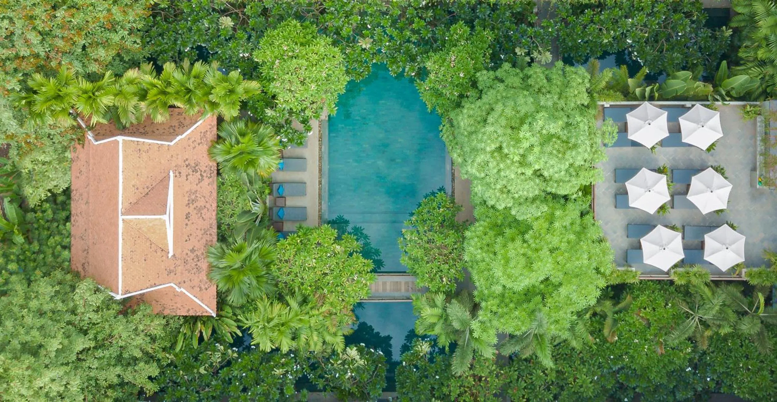 Bird's eye view in Eightfold Urban Resort