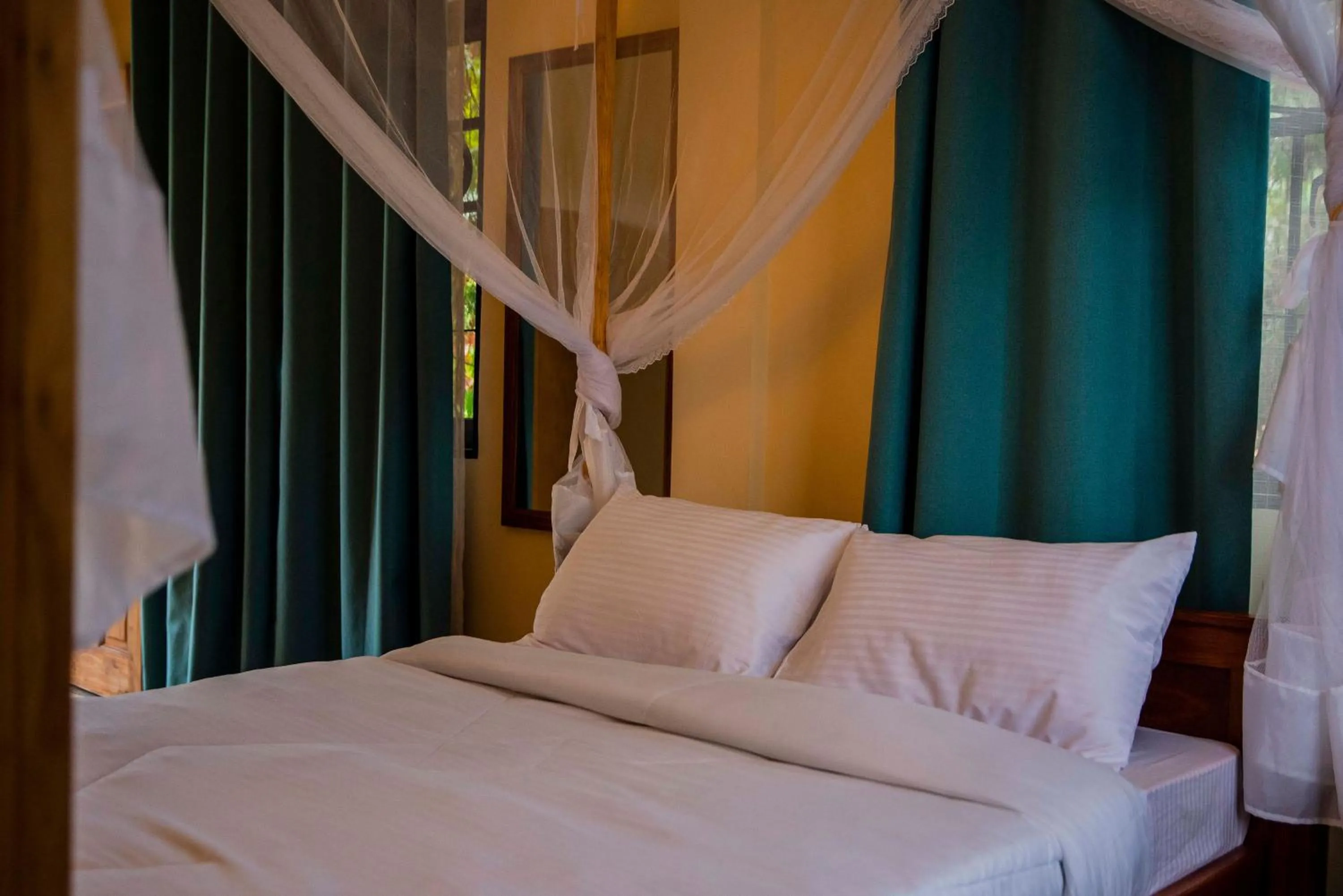 Bed in Bamboo Village