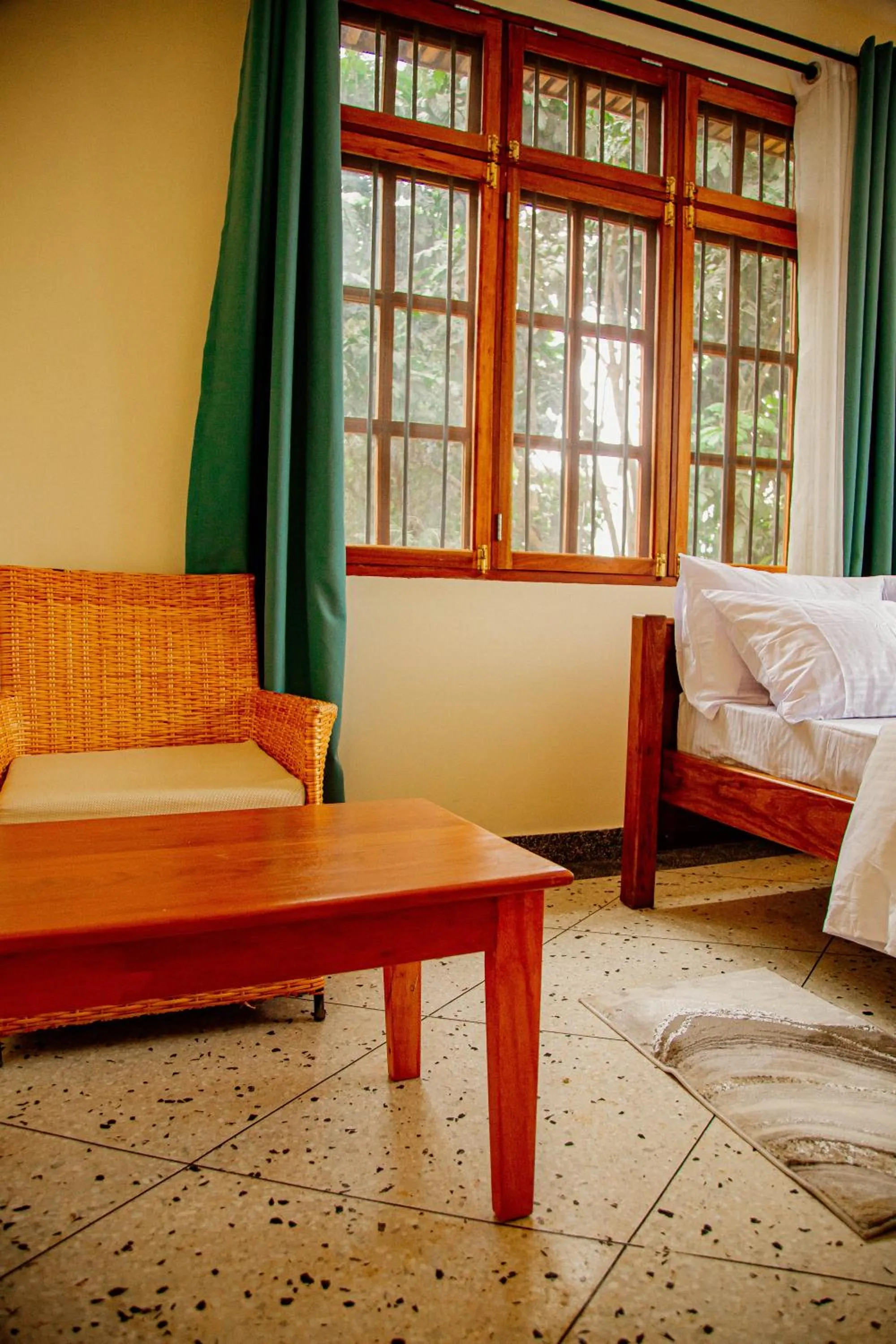 Bed in Bamboo Village