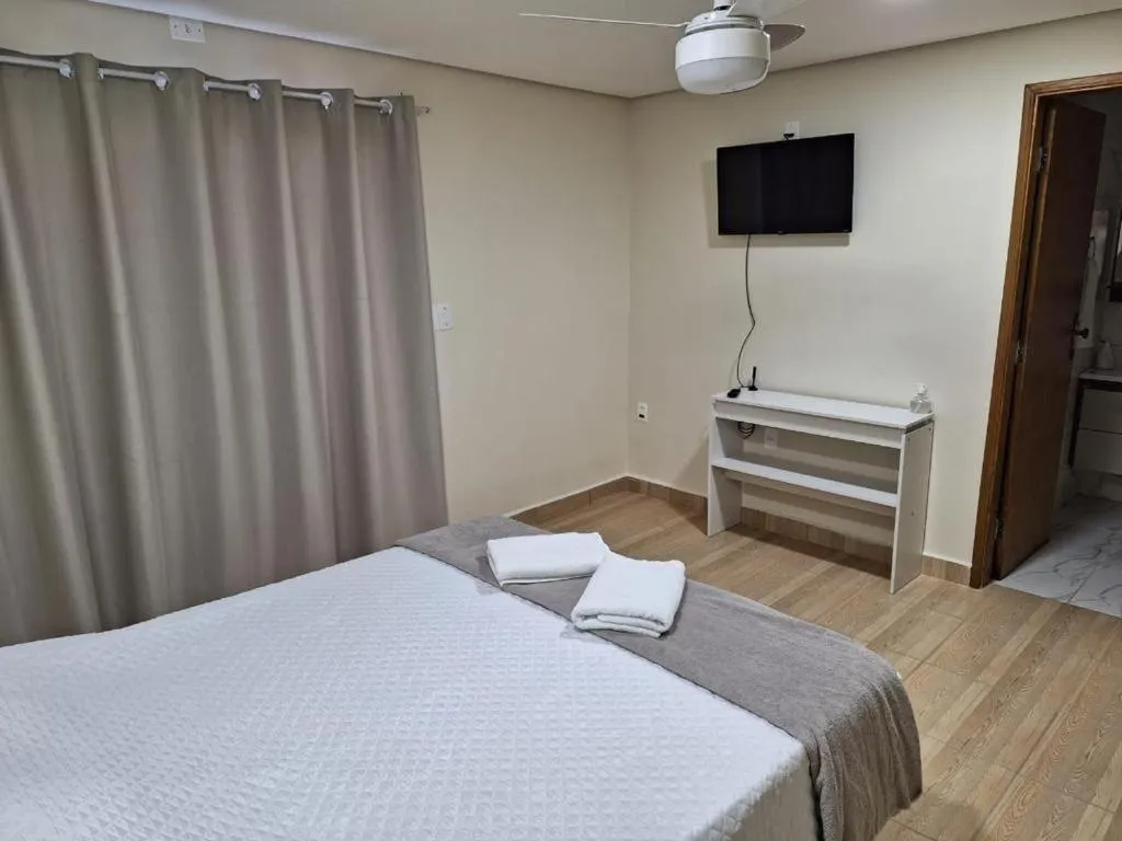 Bed in Pousada Saint James