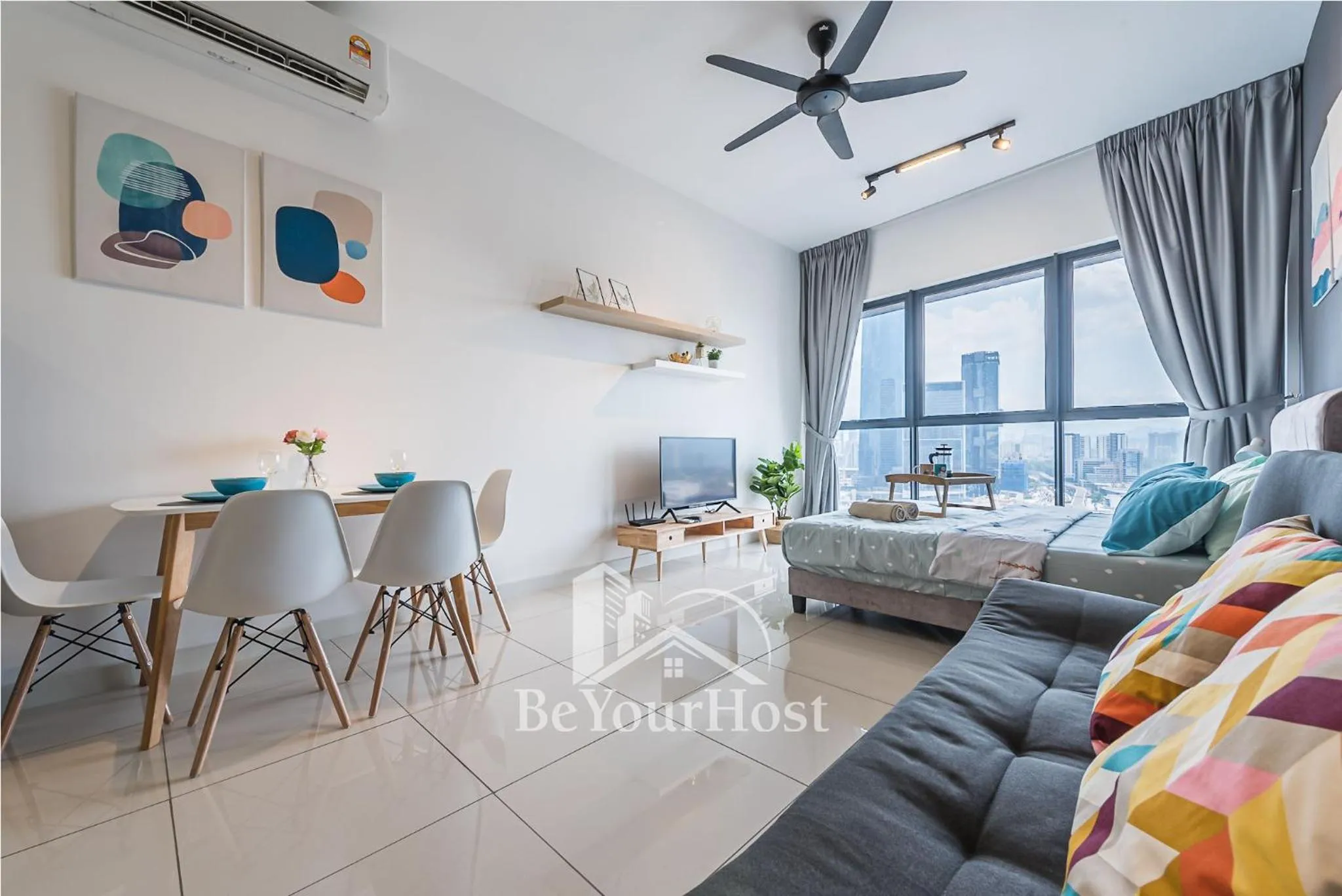 Living room in Continew Residences Kuala Lumpur