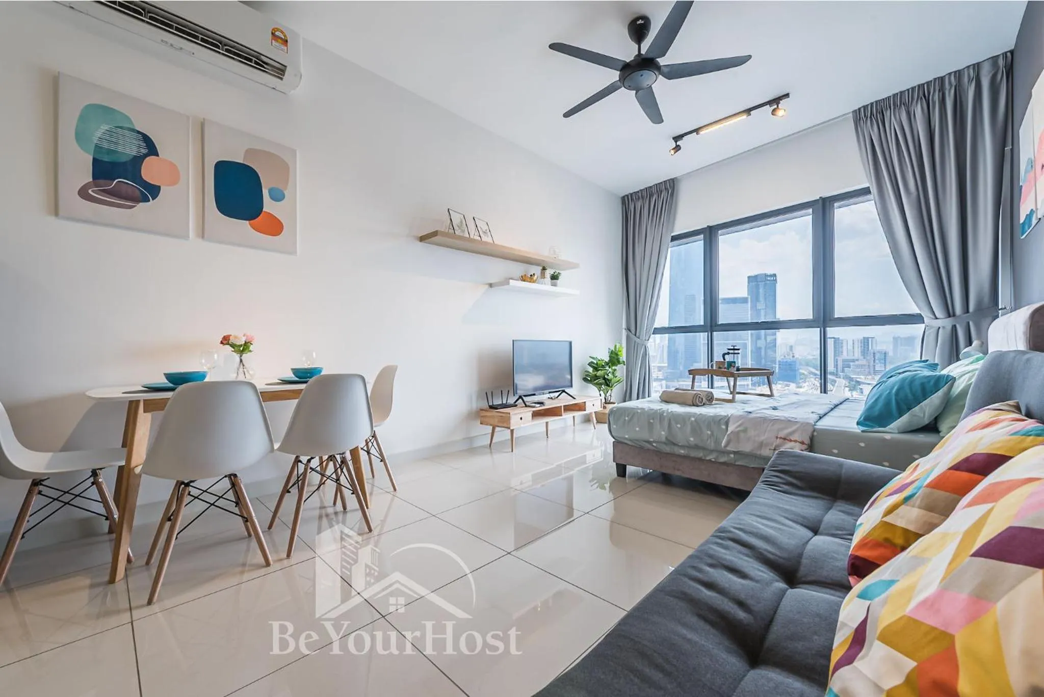 Living room in Continew Residences Kuala Lumpur