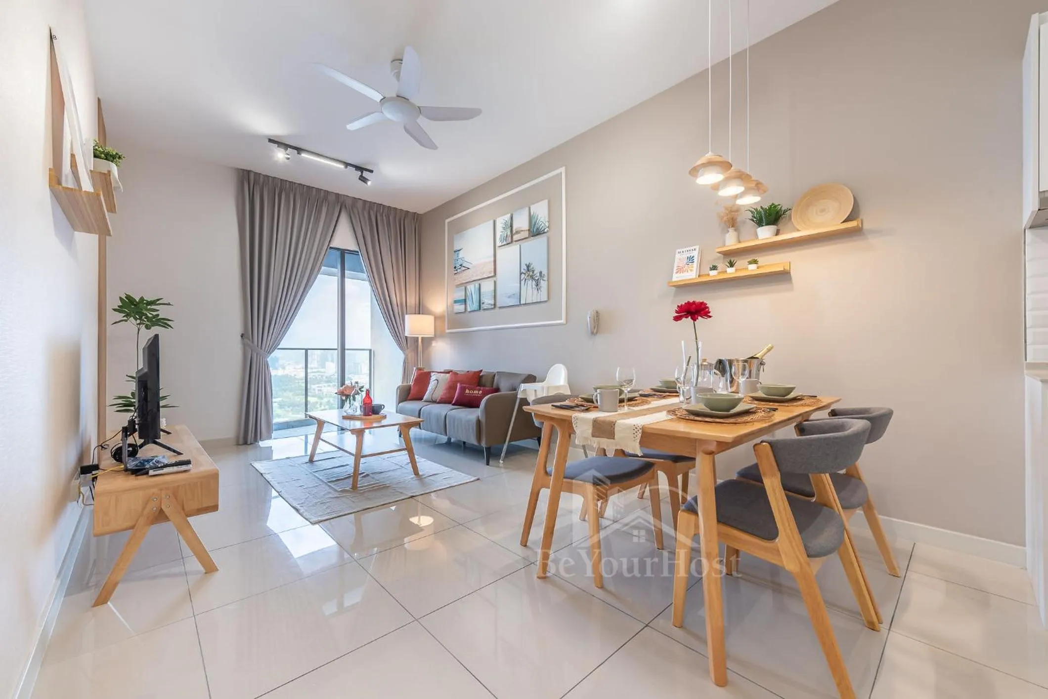 Living room in Continew Residences Kuala Lumpur