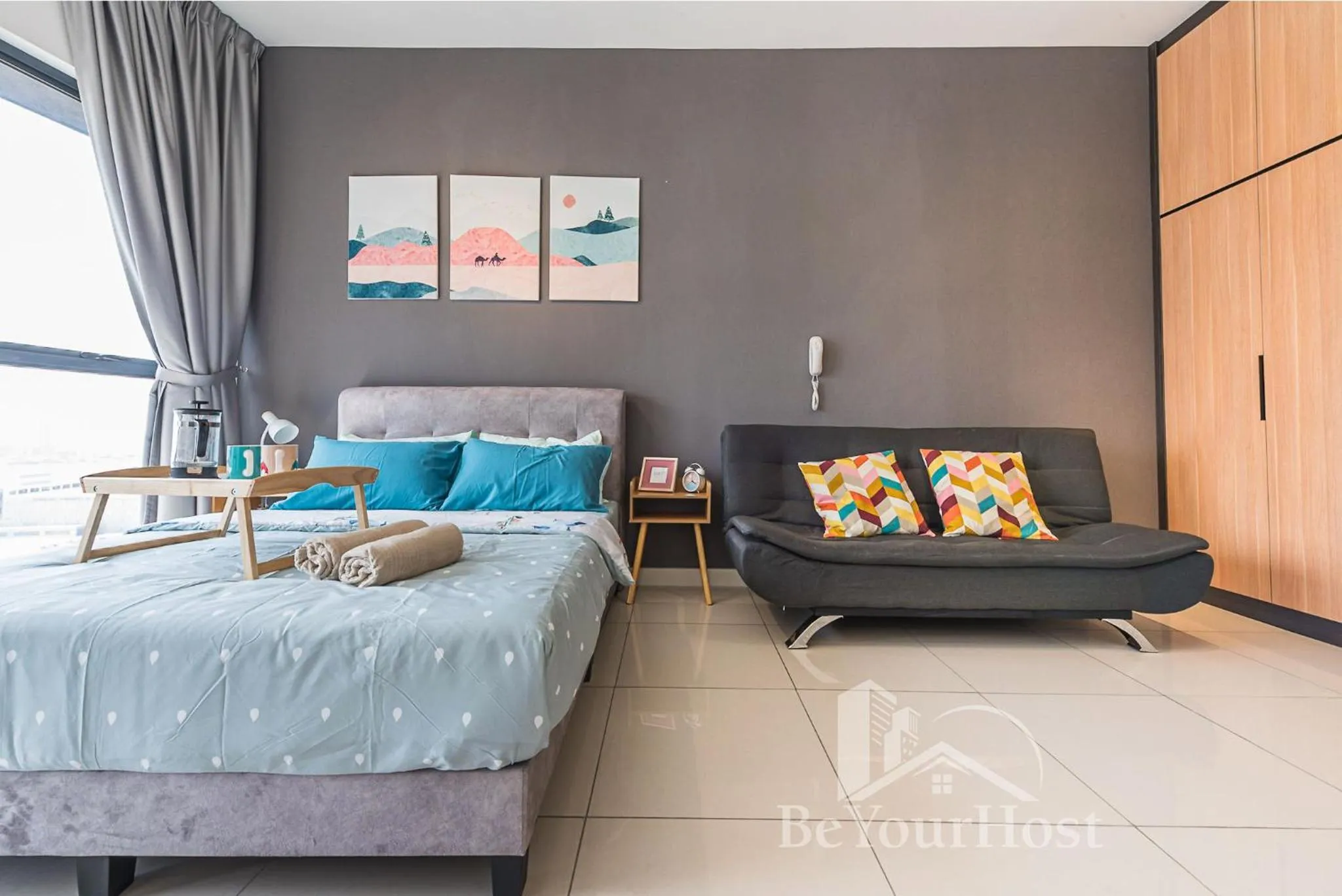 Bed in Continew Residences Kuala Lumpur